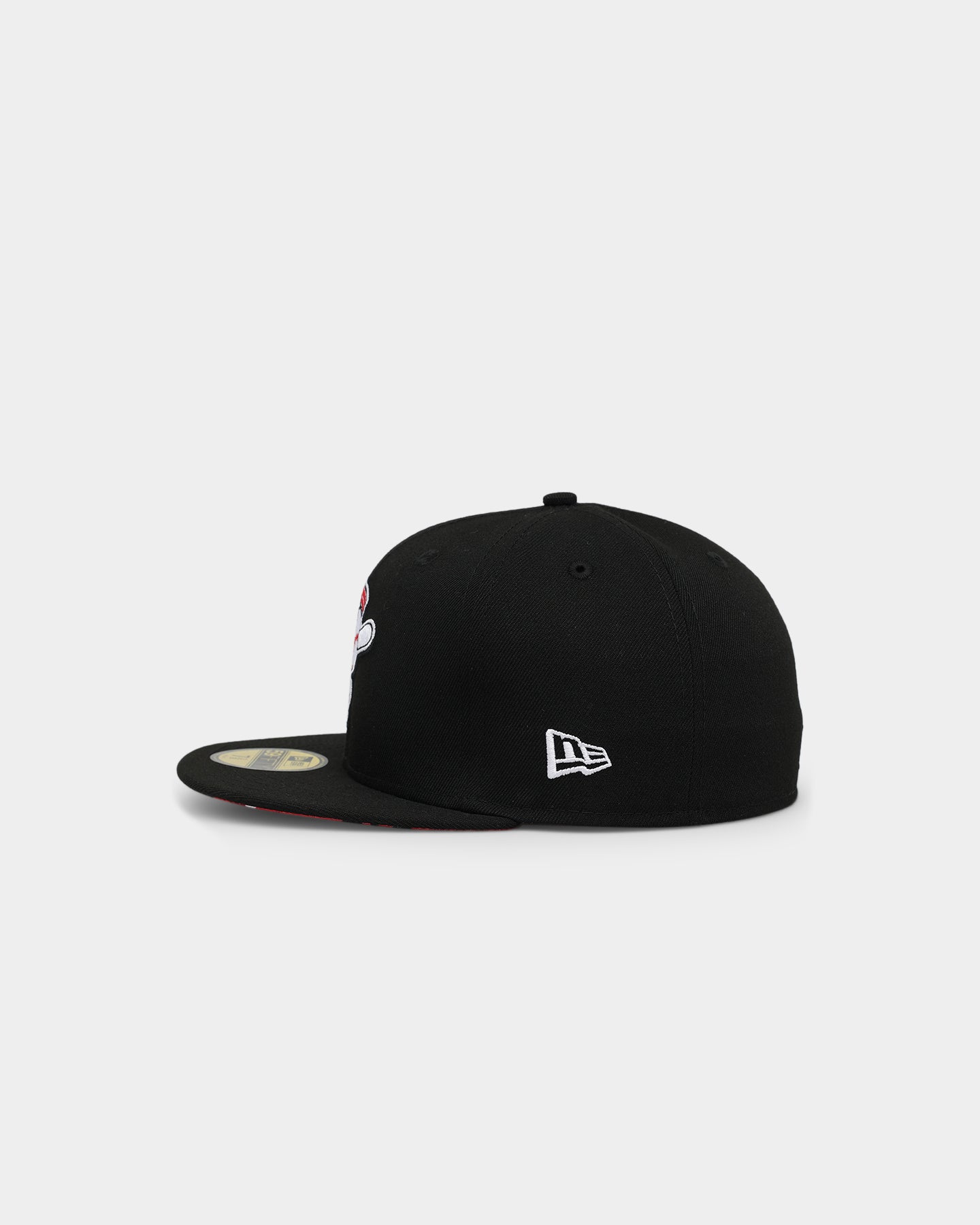 New Era Cincinnati Red 'Camo Undervisor' 59FIFTY Fitted Black