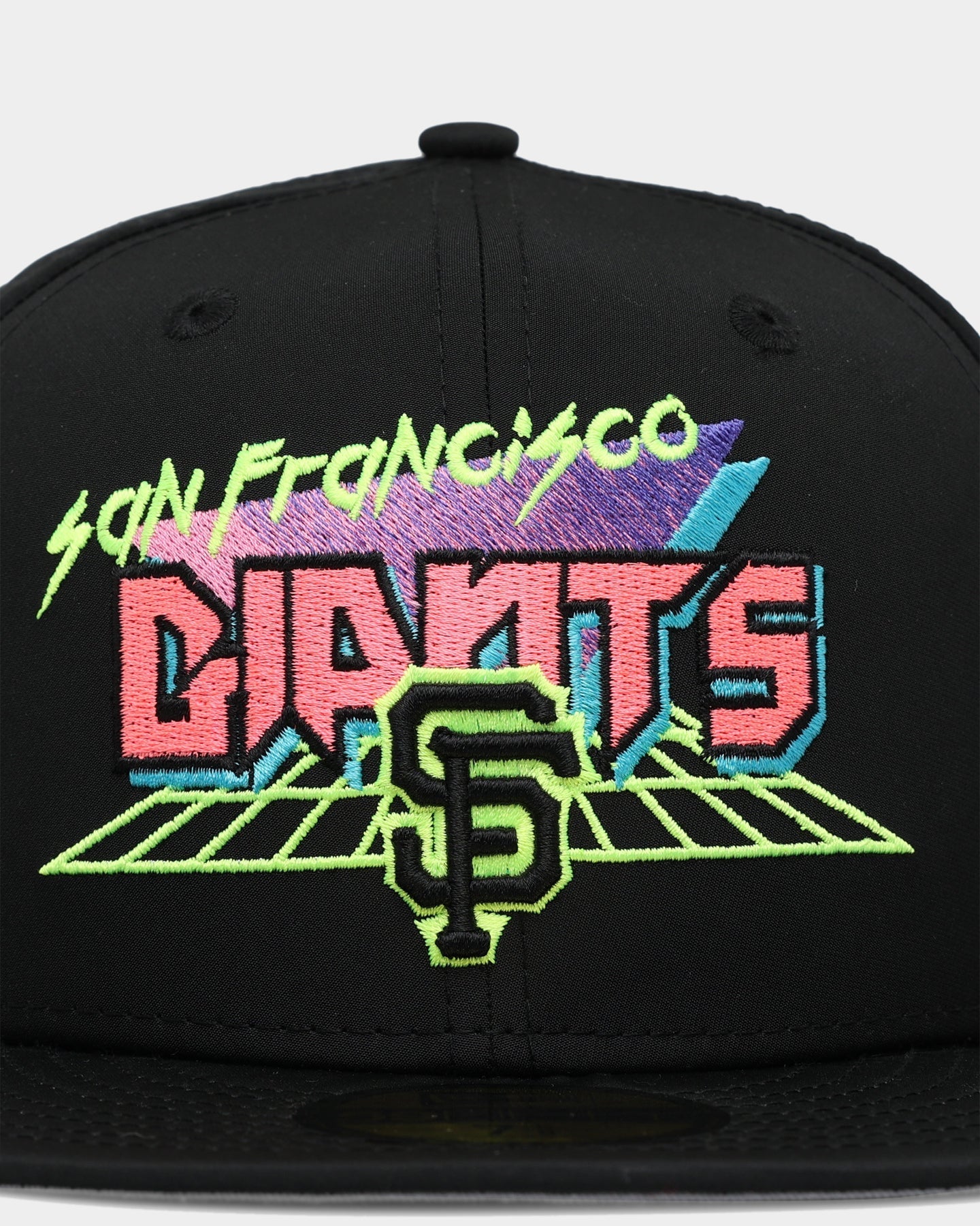 New Era San Francisco Giants 'Neon Vice Prolight Old Golfers' 59FIFTY Fitted Black