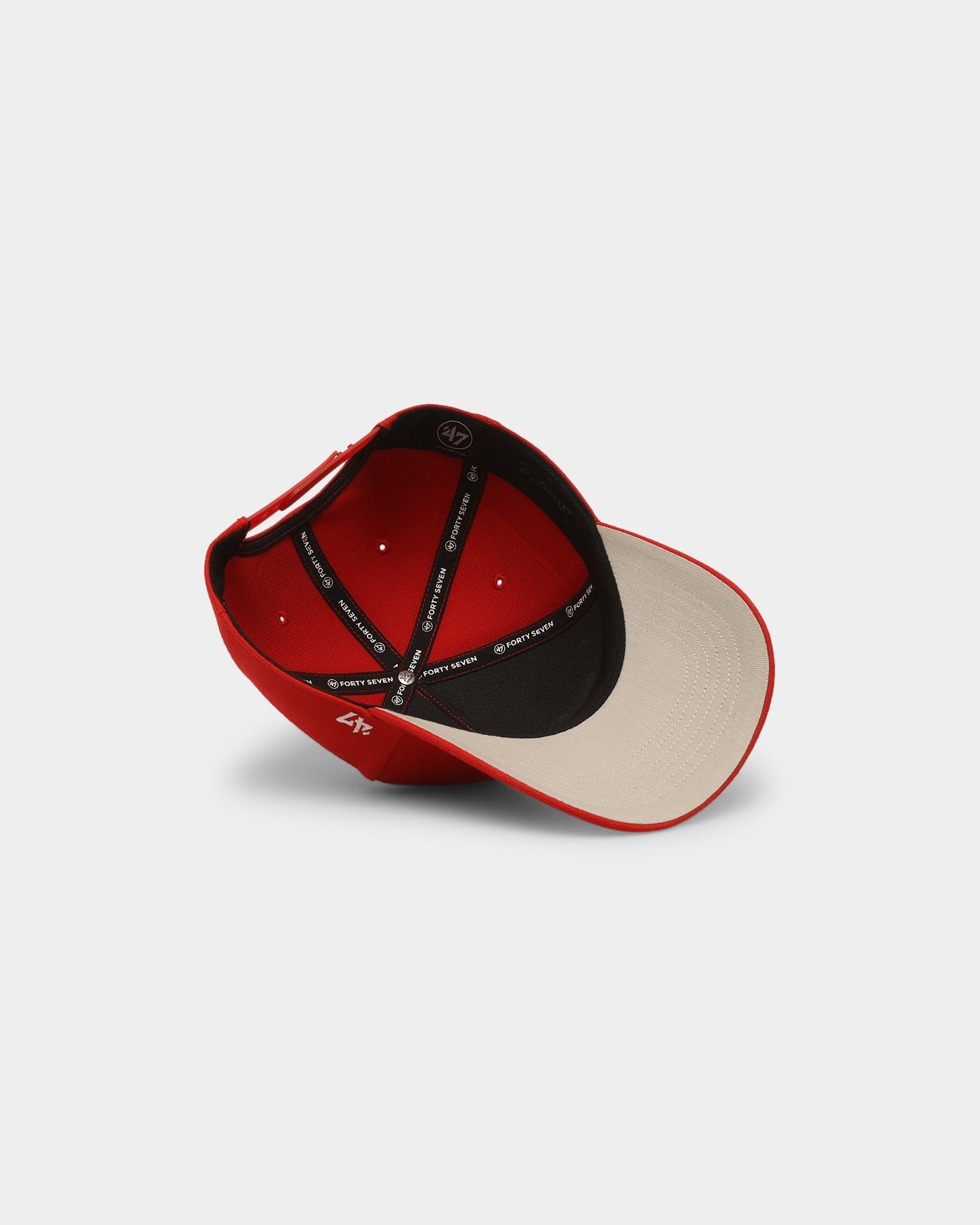47 Brand Cincinnati Reds Cooperstown Retro Logo 47 MVP DT Snapback Red