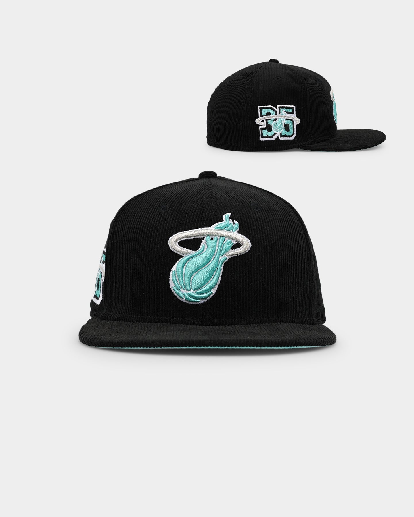 New Era Miami Heat 'Black Cord Blue Tint' 59FIFTY Fitted Black