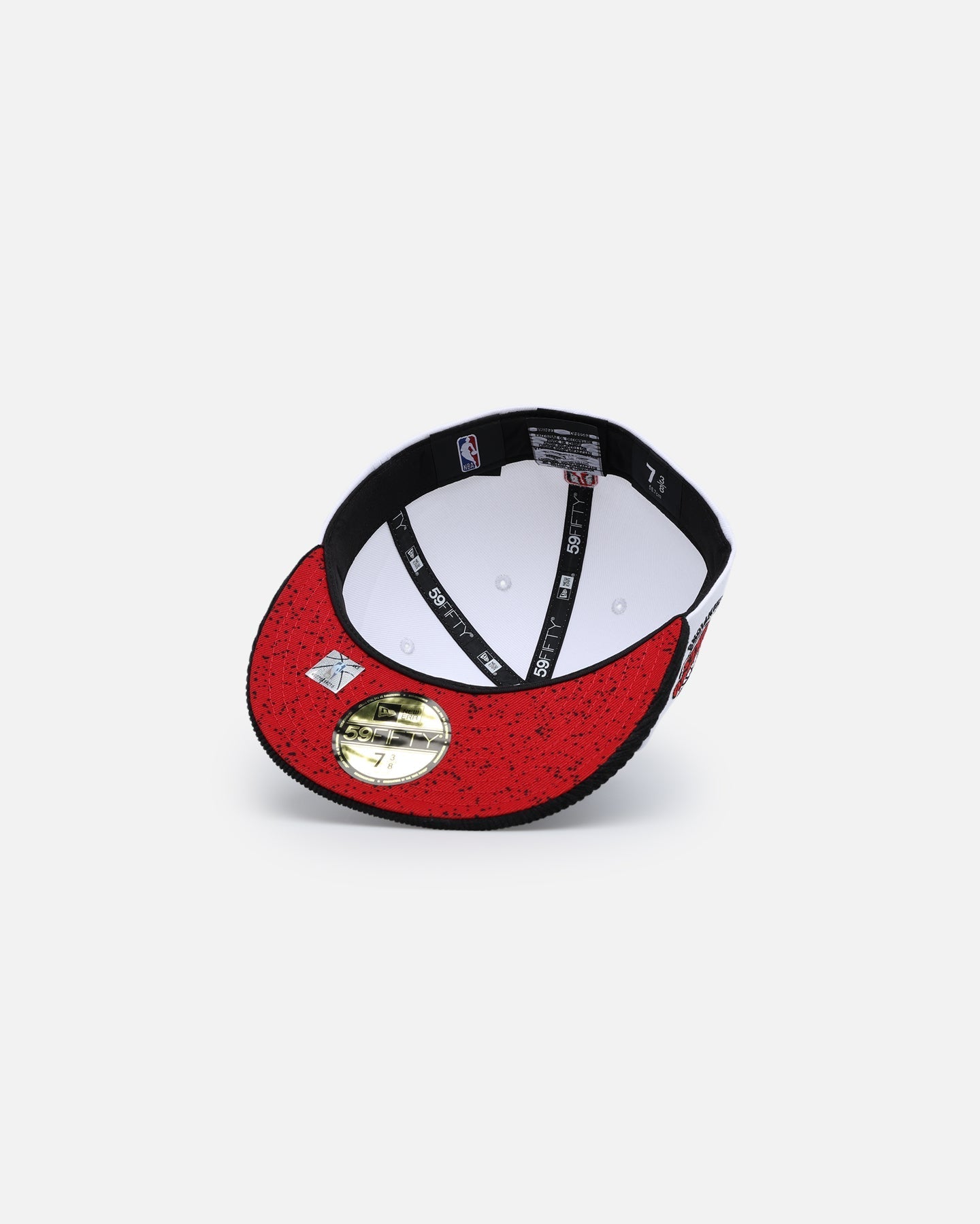 New Era Chicago Bulls 'Fire Red' 59FIFTY Fitted White/Black