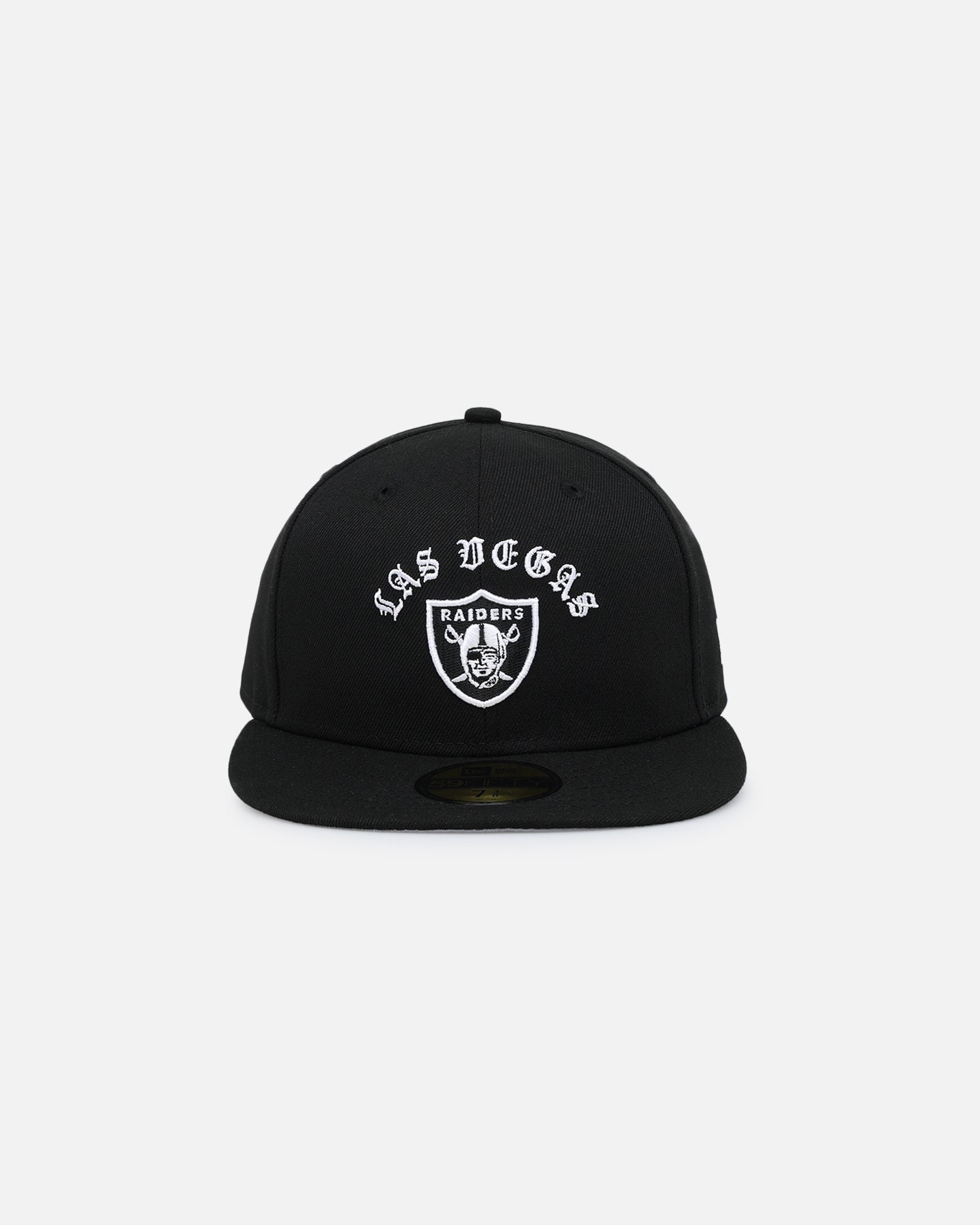 New Era Las Vegas Raiders 'Gothic Arch' 59FIFTY Fitted Black/White