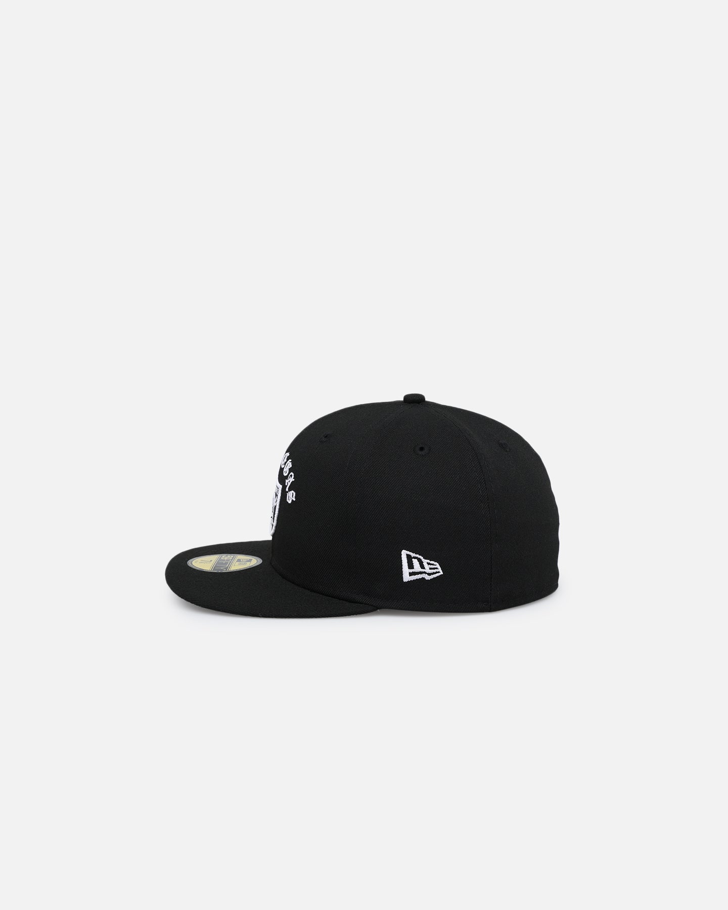 New Era Las Vegas Raiders 'Gothic Arch' 59FIFTY Fitted Black/White