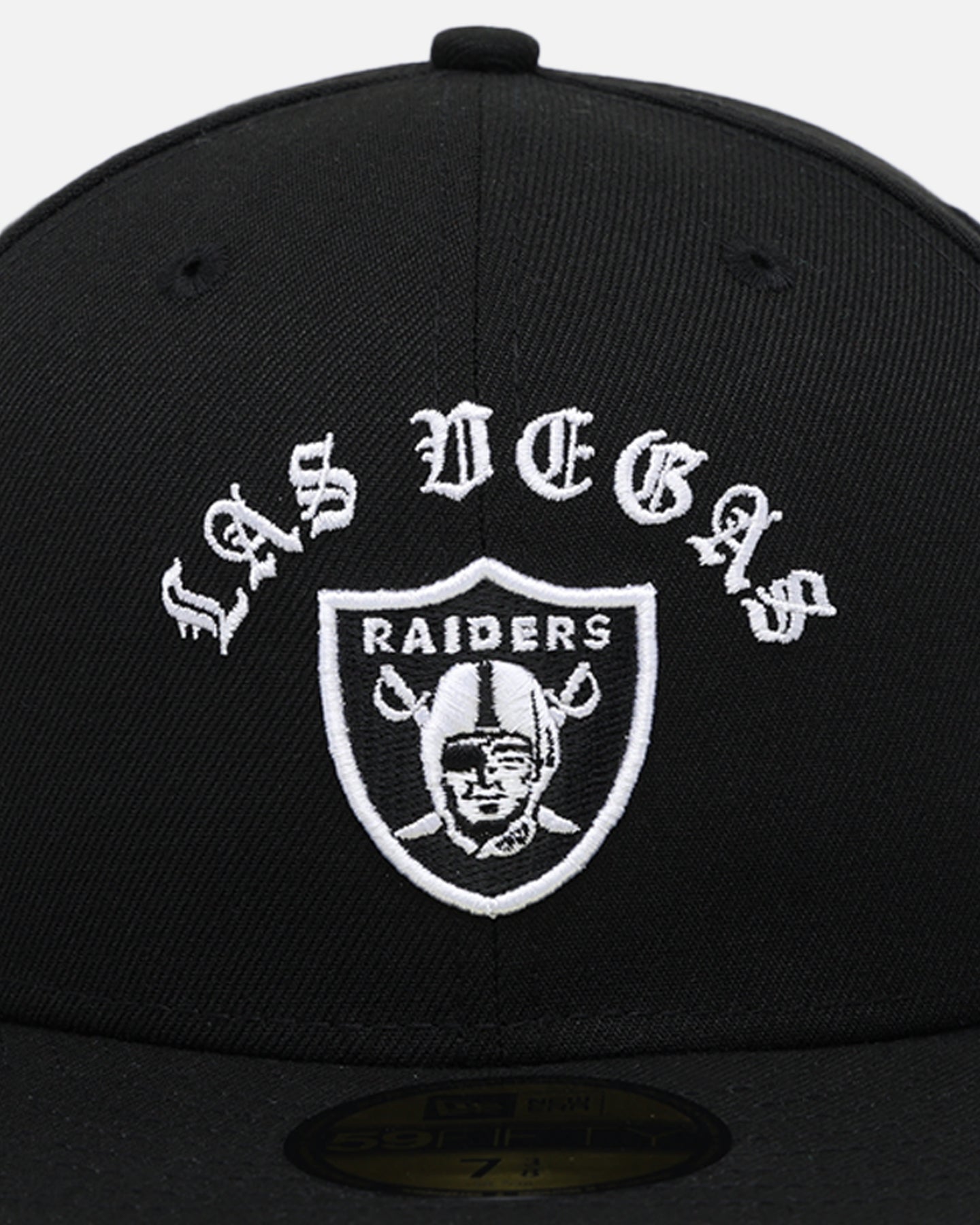 New Era Las Vegas Raiders 'Gothic Arch' 59FIFTY Fitted Black/White