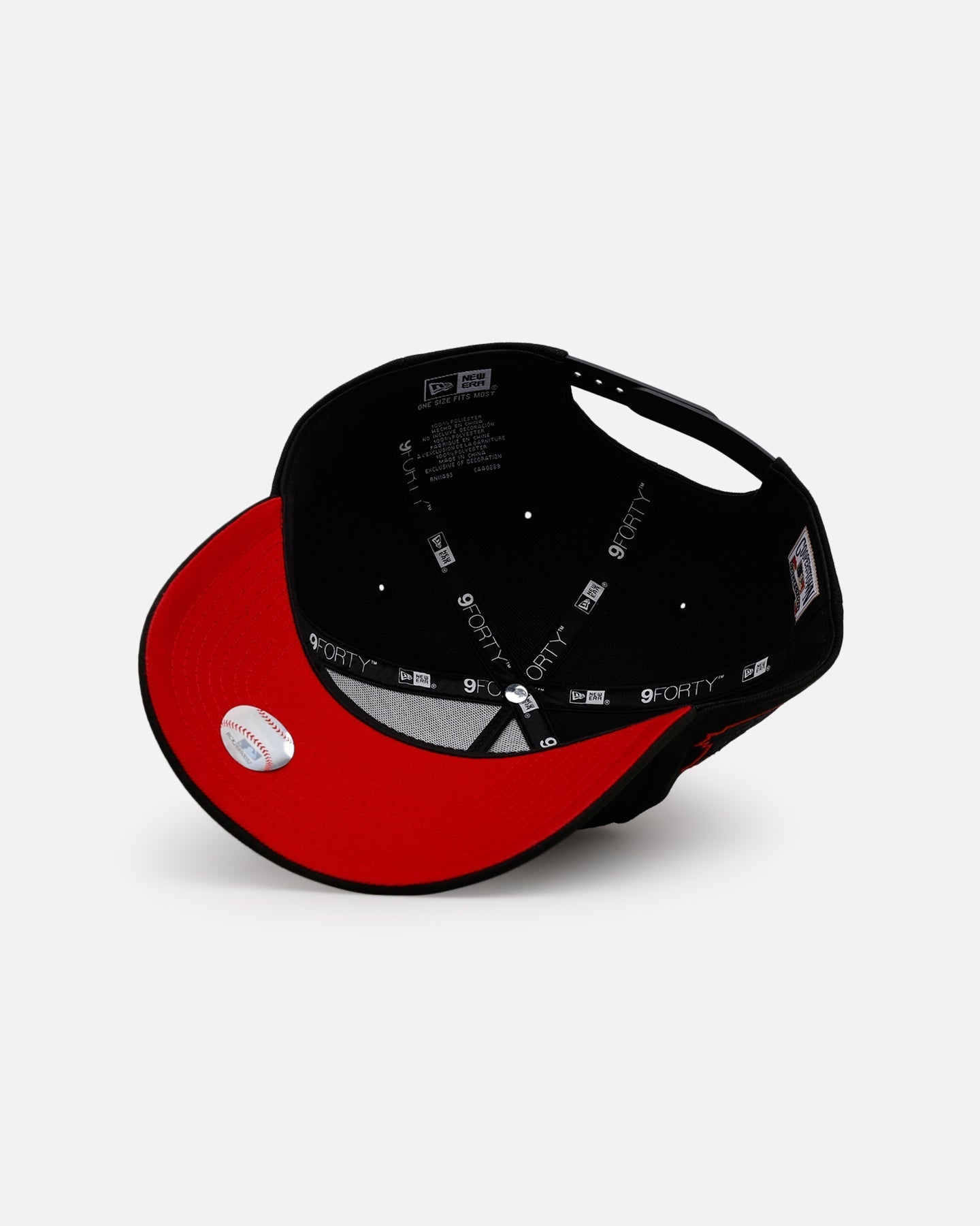 New Era Los Angeles Angels 'Outline' 9FORTY A-Frame Snapback Black