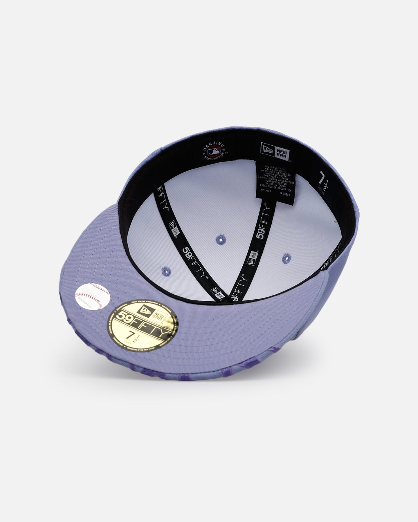 New Era New York Yankees 'Sundye Flames' 59FIFTY Fitted Lavender