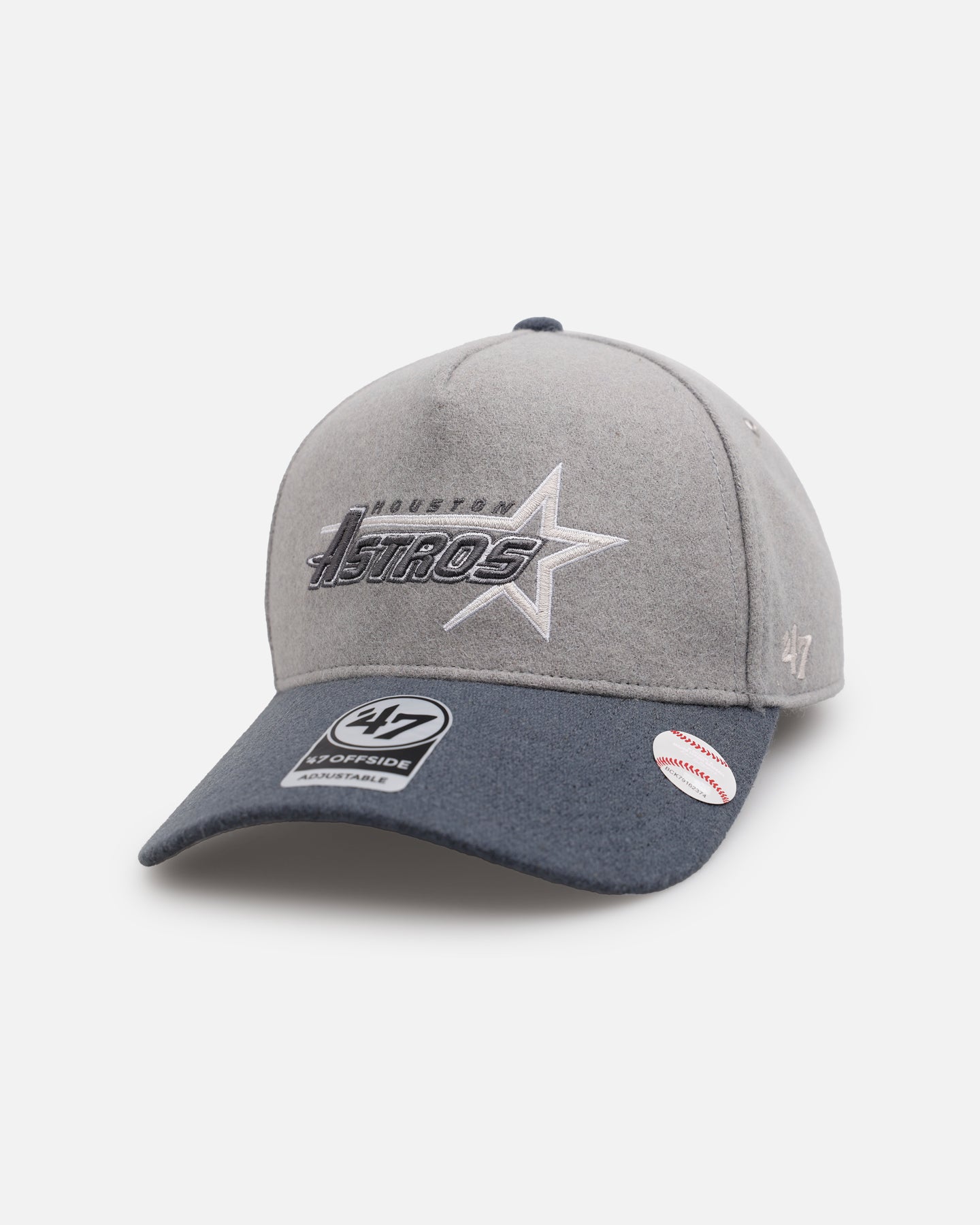 47 Brand Houston Astros 'Shades Of Gray' 47 Offside Snapback Cement