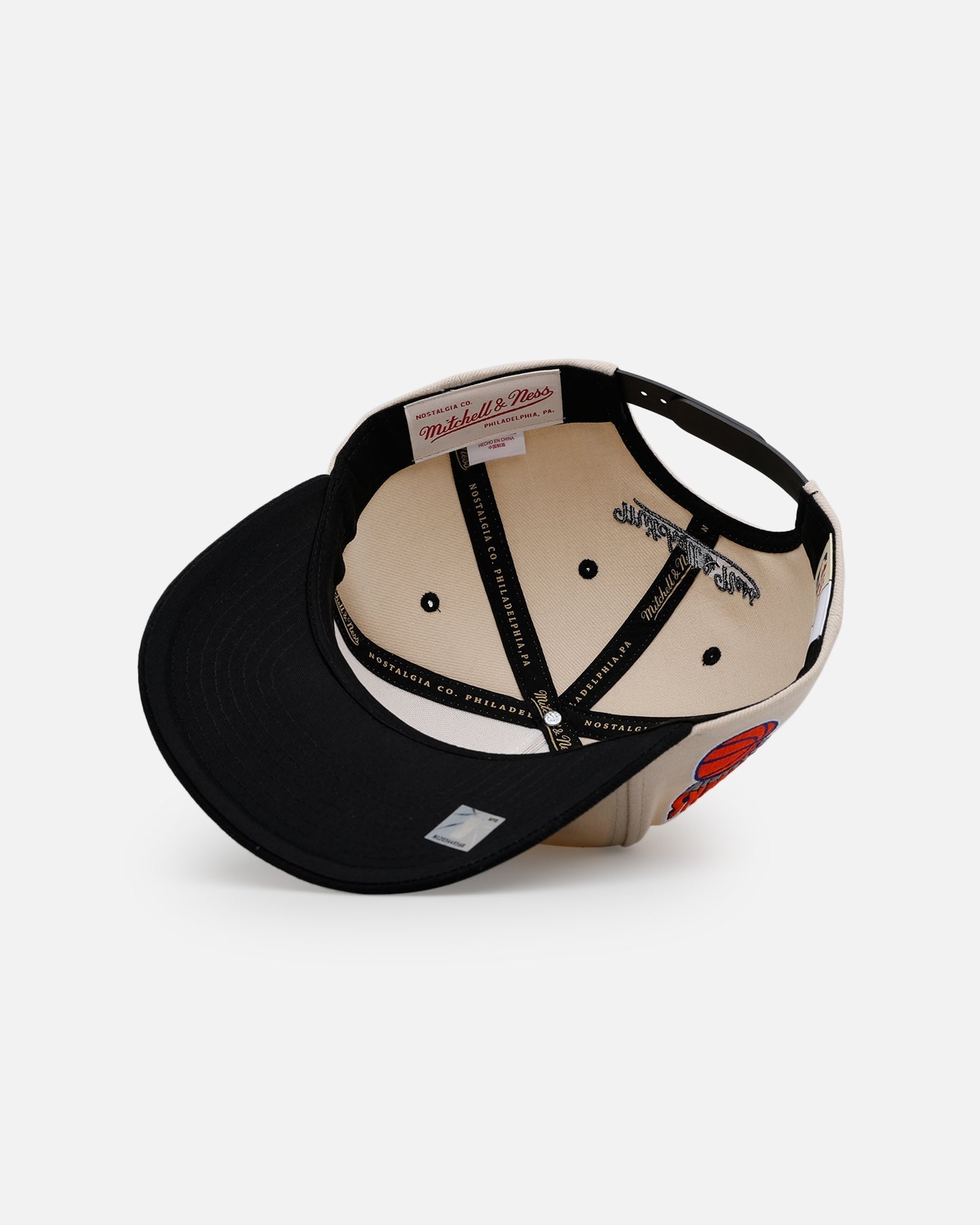 Mitchell & Ness New York Knicks 'I Love This Game' Pro Pinch Snapback Natural/Black