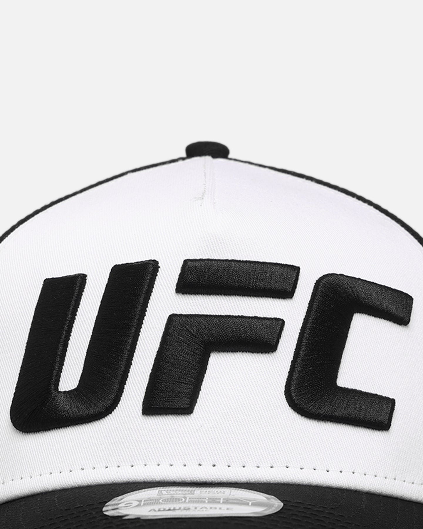 New Era UFC MMA A-Frame Trucker Snapback White