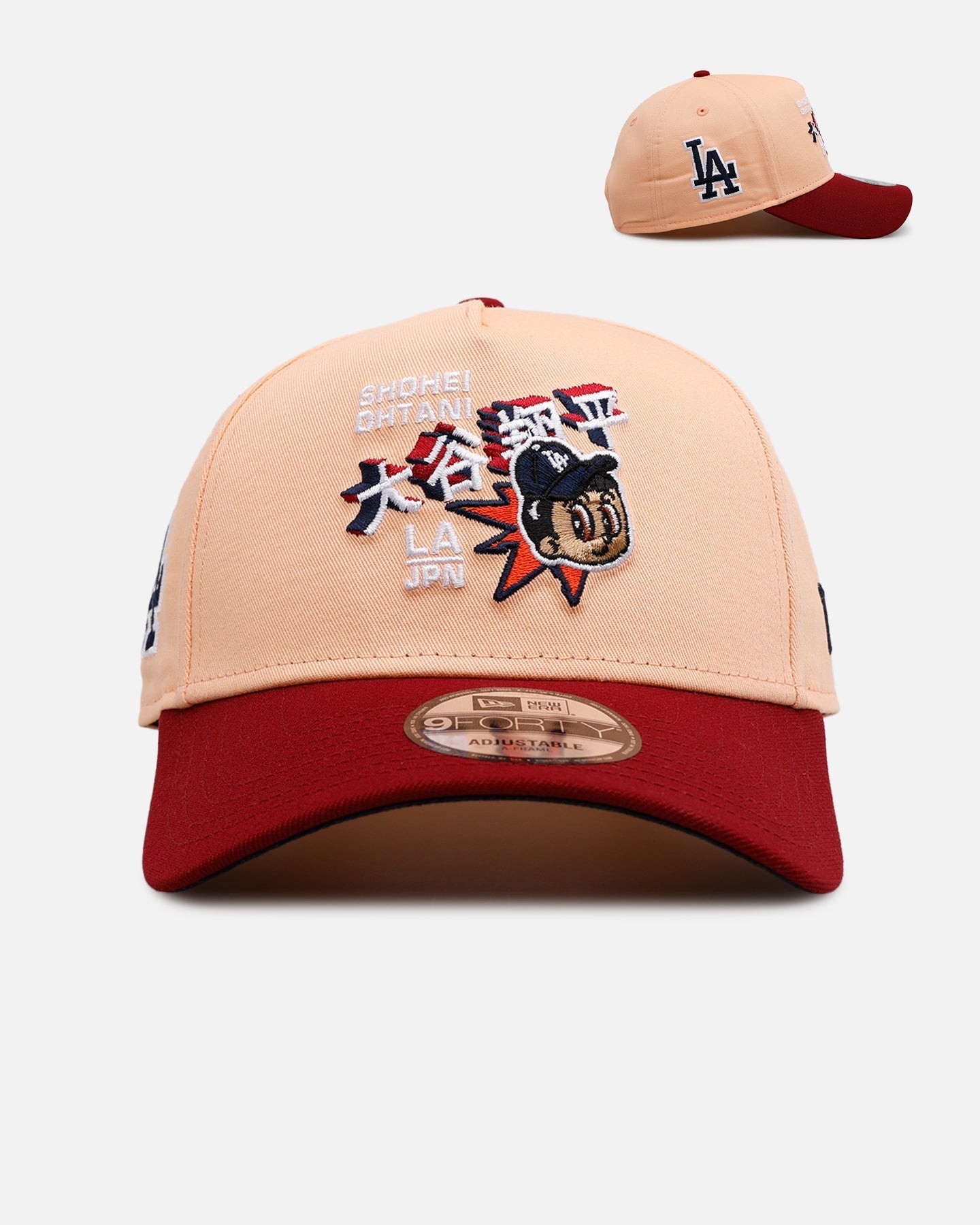 New Era Los Angeles Dodgers 'Volcano' Ohtani 9FORTY A-Frame Snapback Peach