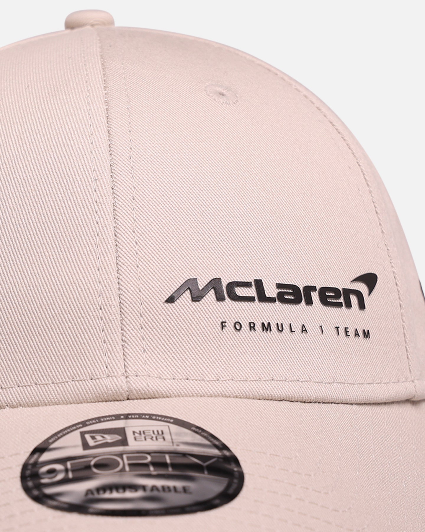 New Era X Mclaren 'Essential' 9FORTY Casual Snapback Light Beige