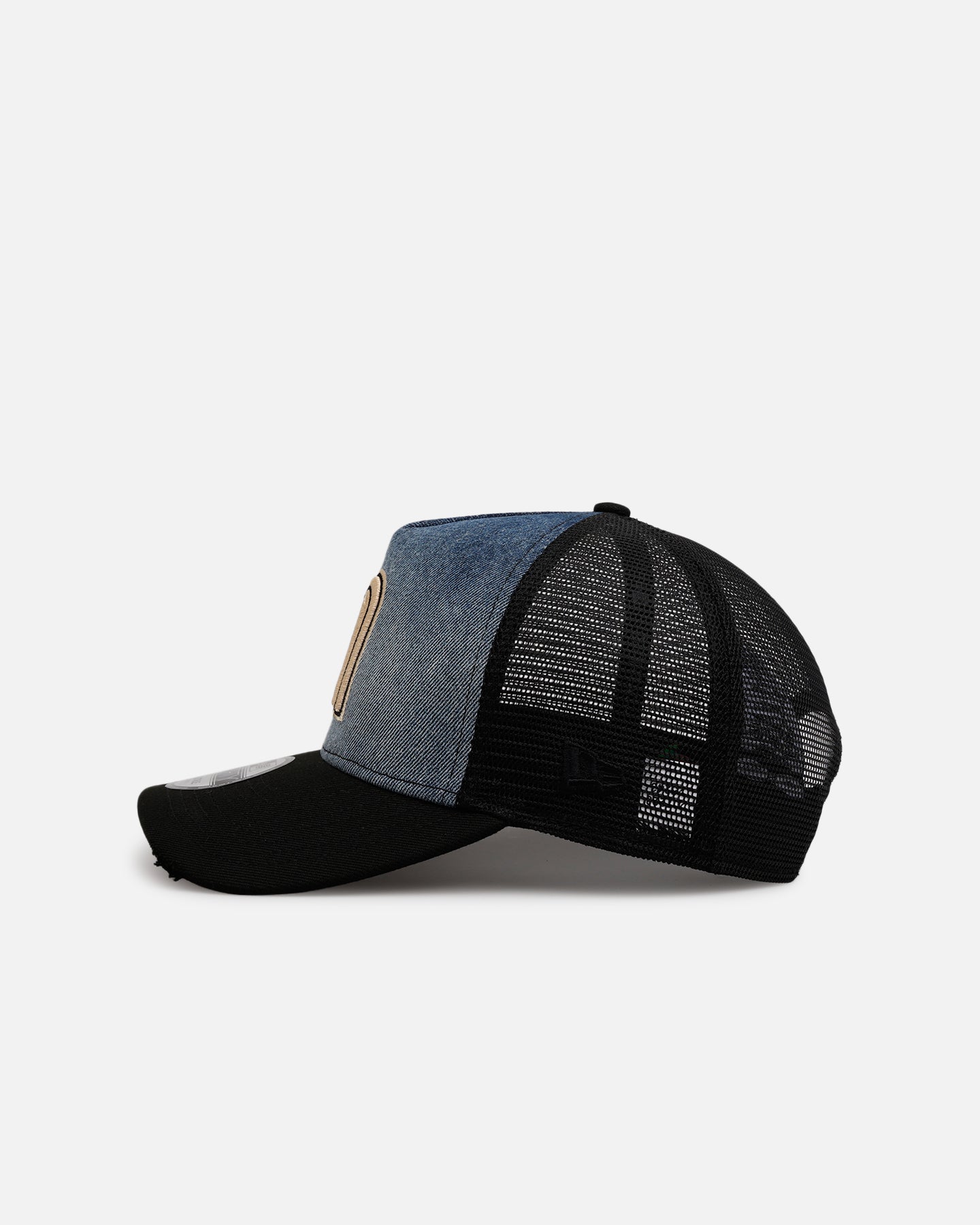 New Era Mexico National Baseball Team 'Bleach' 9FORTY A-Frame Trucker Snapback Denim