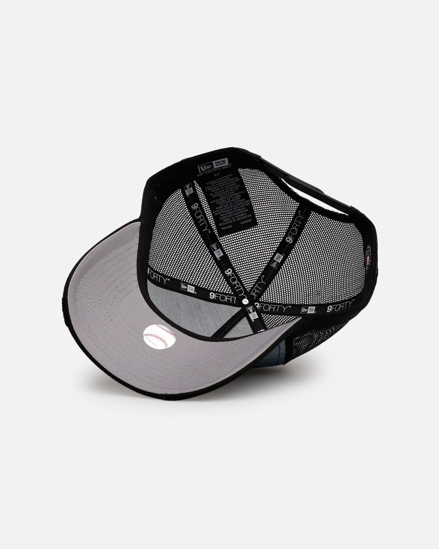 New Era San Diego Padres 'Bleach' 9FORTY A-Frame Trucker Snapback Denim