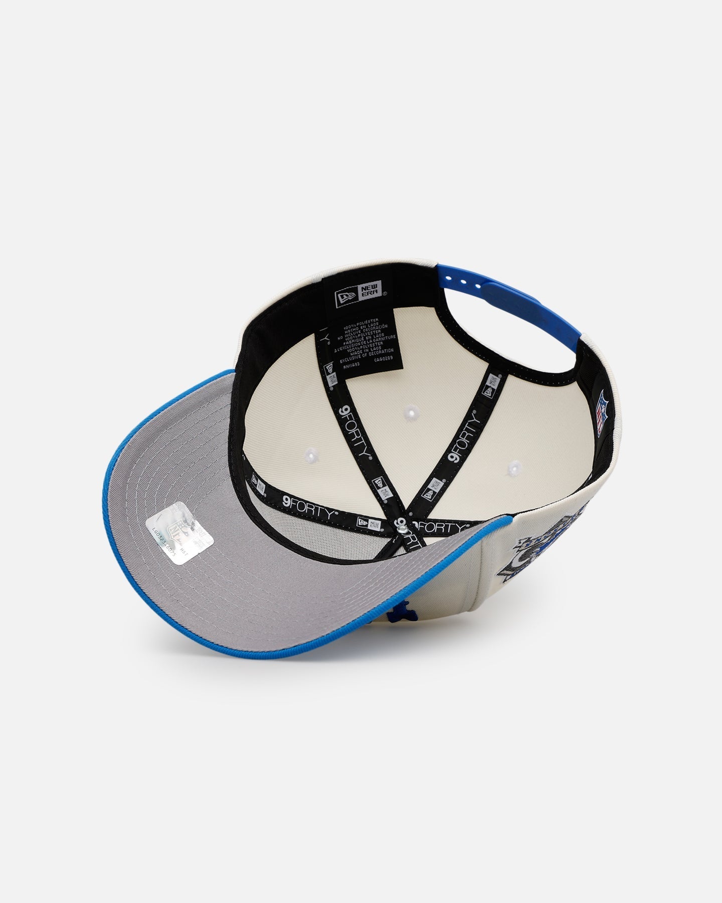 New Era Detroit Lions 'Chrome Metallic Wordmark' 9FORTY A-Frame Snapback Chrome