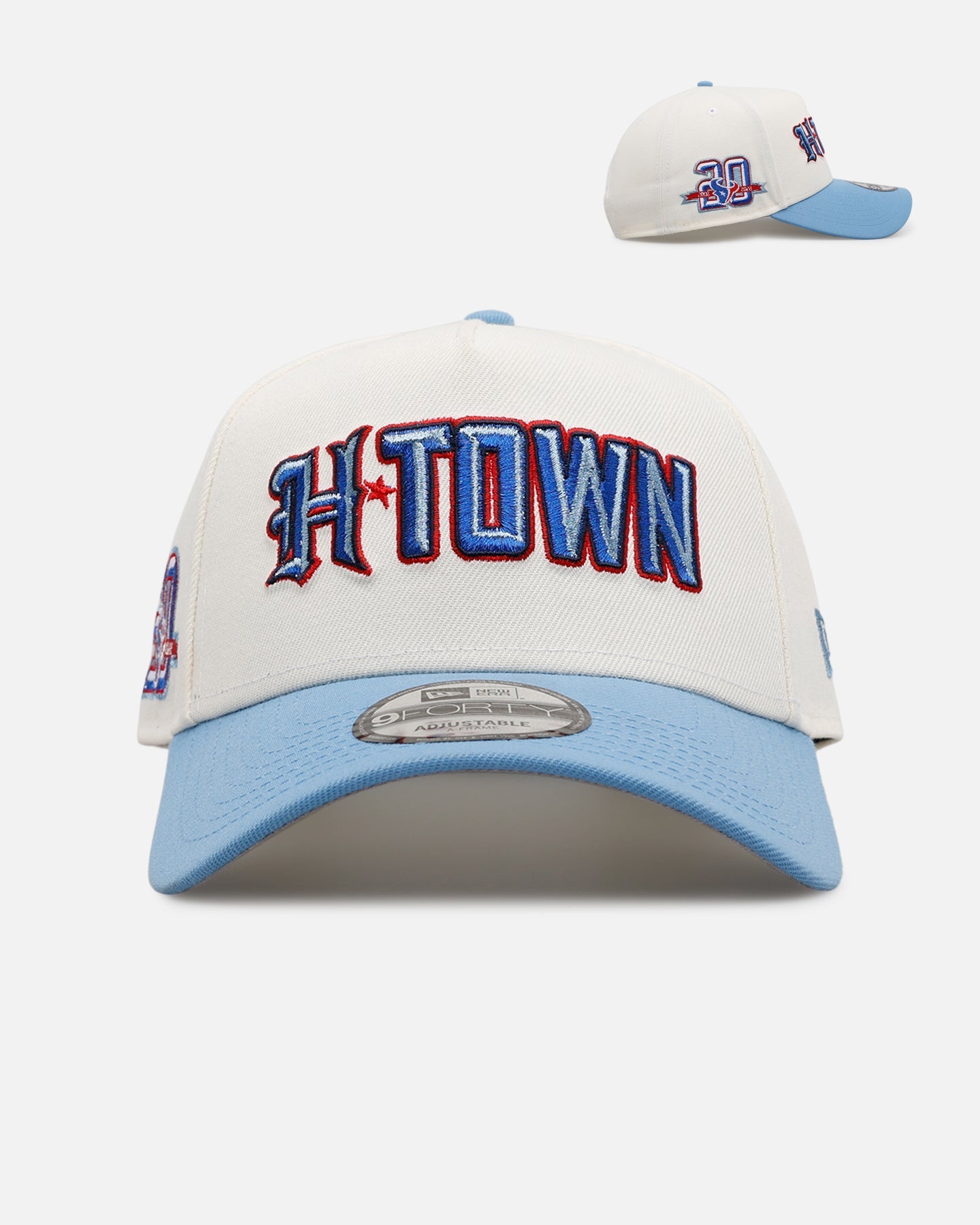 New Era Houston Texans 'Chrome Metallic Wordmark' 9FORTY A-Frame Snapback Chrome