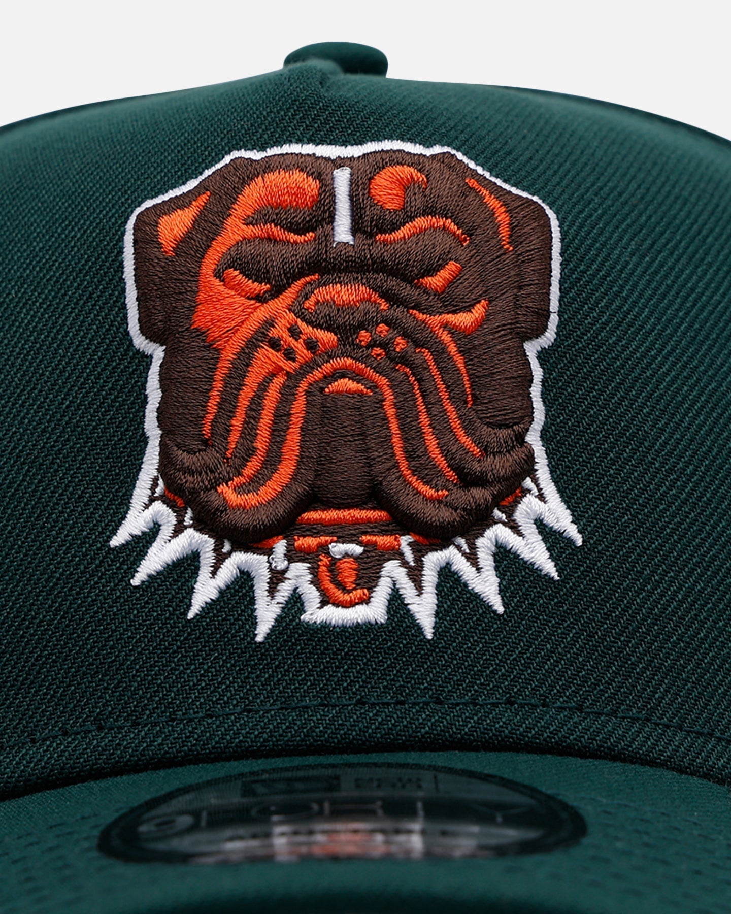 New Era Cleveland Browns 'Evergreen' 9FORTY A-Frame Snapback Dark Green