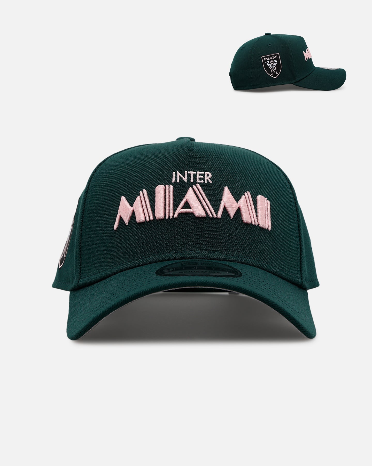 New Era Inter Miami CF 'Evergreen' 9FORTY A-Frame Snapback Dark Green