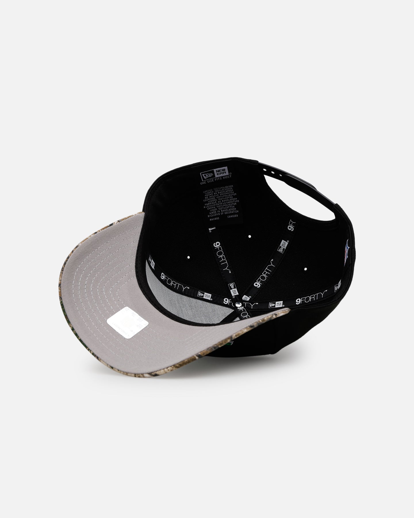 New Era New York Jets 'Black Crown Realtree Visor' 9FORTY A-Frame Snapback Realtree Edge/Black