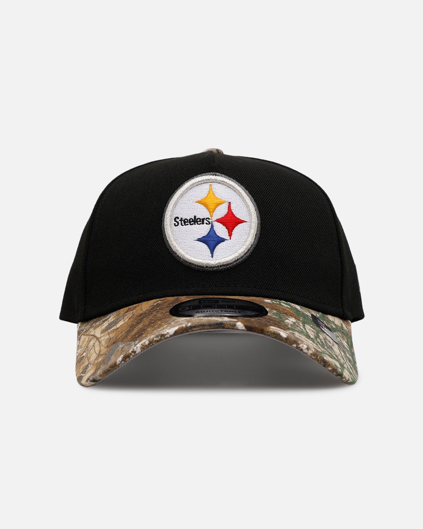 New Era Pittsburgh Steelers 'Black Crown Realtree Visor' 9FORTY A-Frame Snapback Realtree Edge/Black