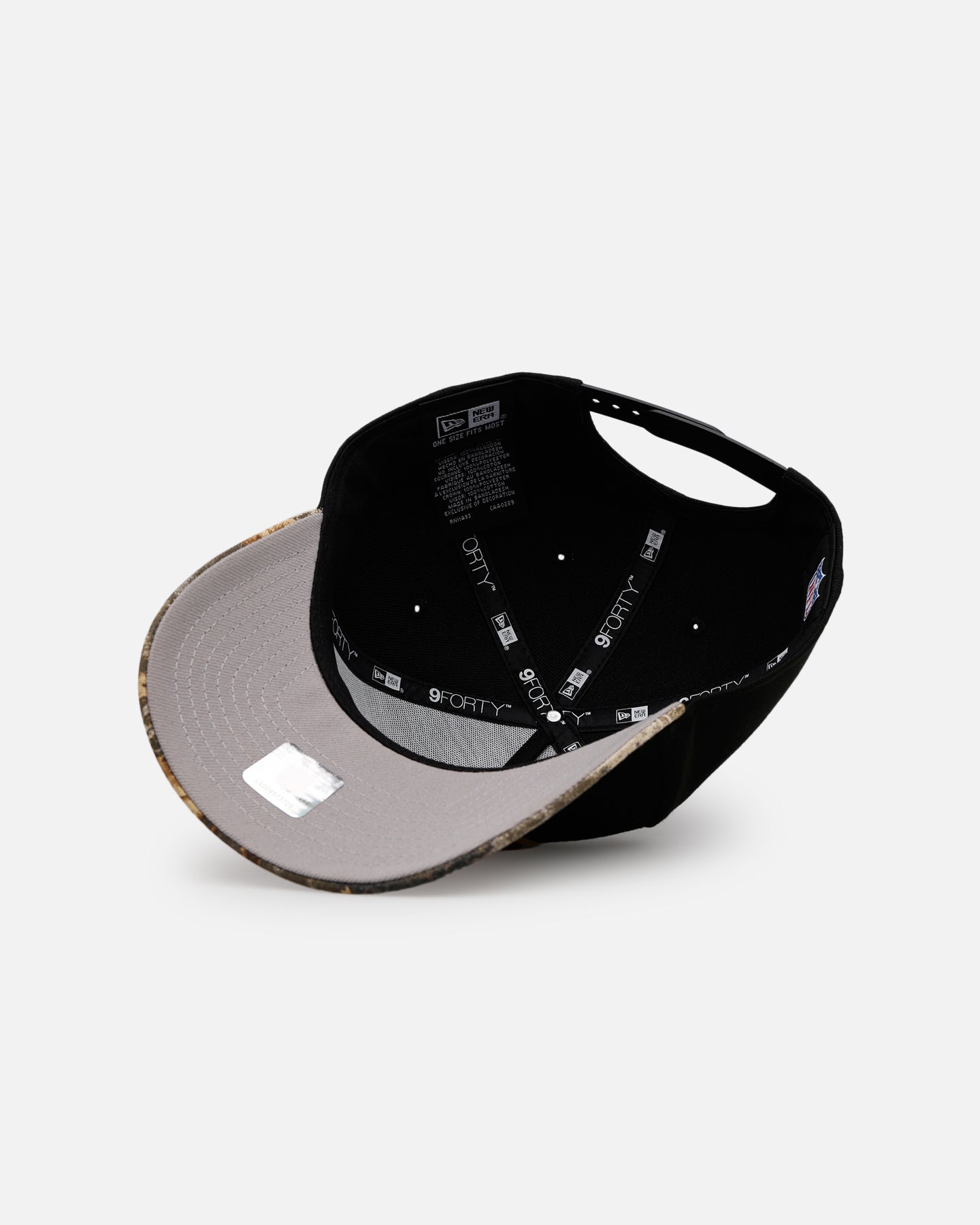 New Era Washington Commanders 'Black Crown Realtree Visor' 9FORTY A-Frame Snapback Realtree Edge/Black