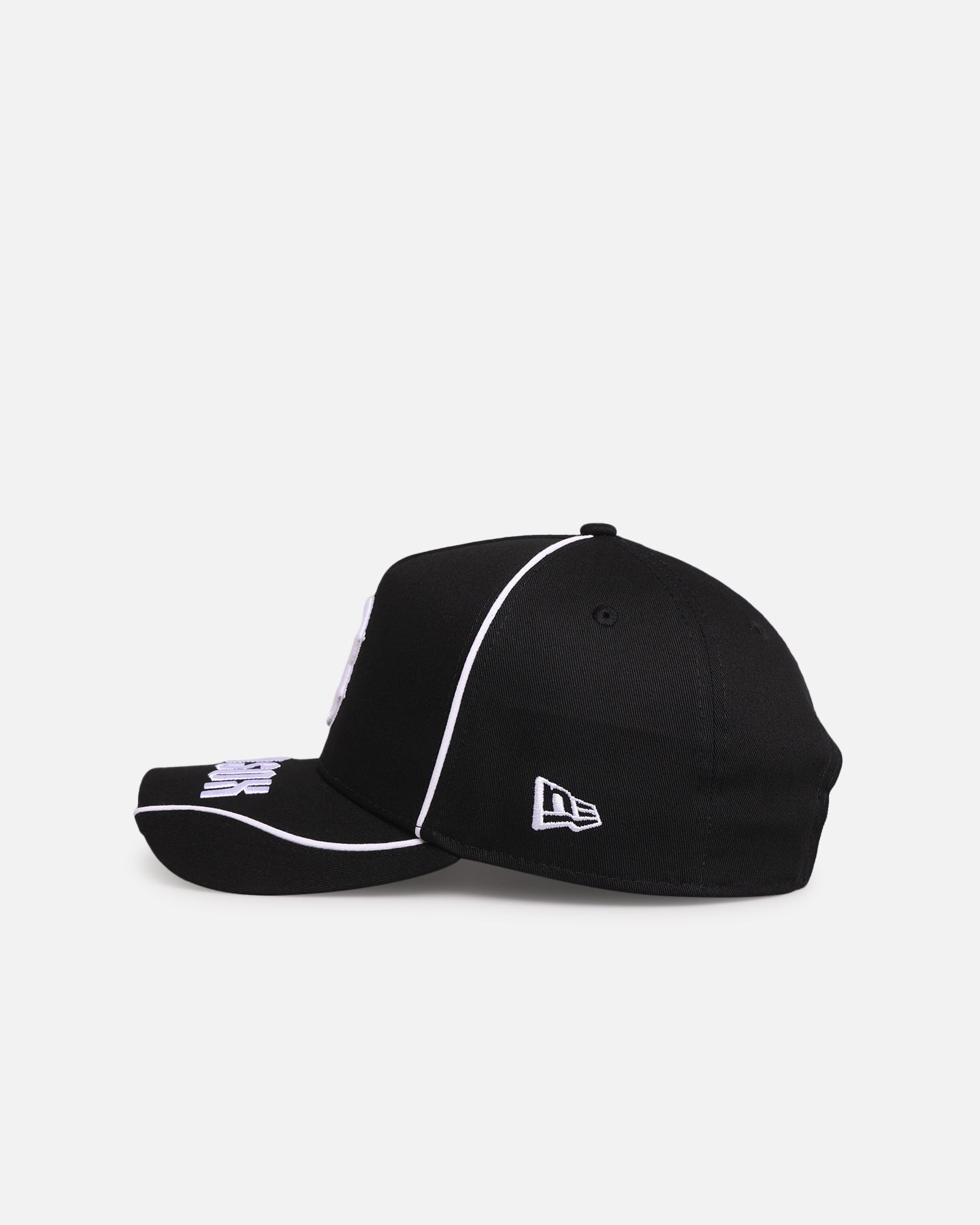 New Era Boston Red Sox 'Piping' 9FORTY A-Frame Snapback Black/White