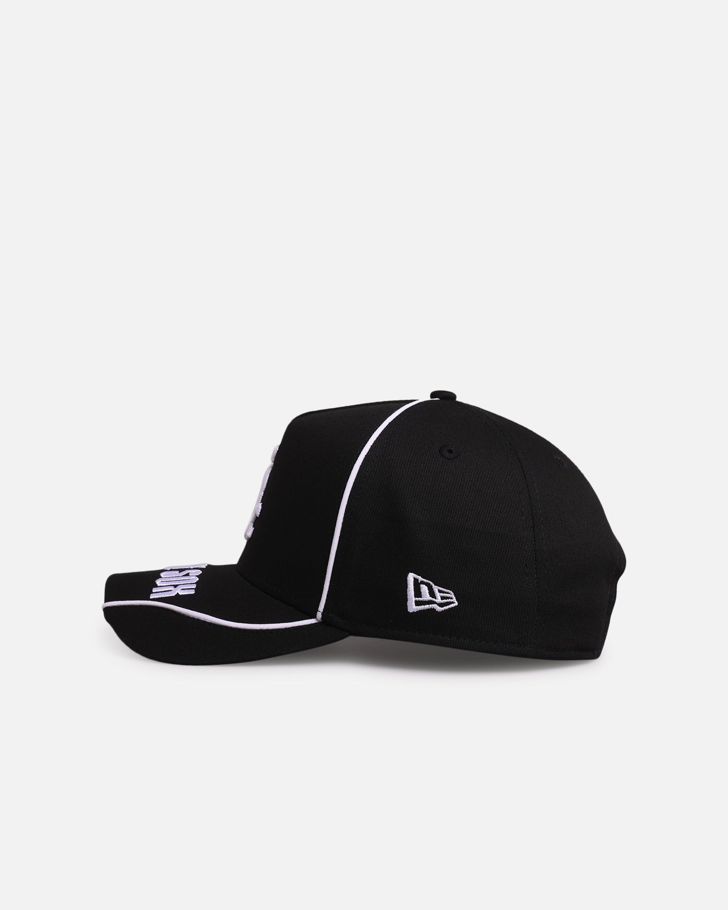 New Era Chicago White Sox 'Piping' 9FORTY A-Frame Snapback Black/White