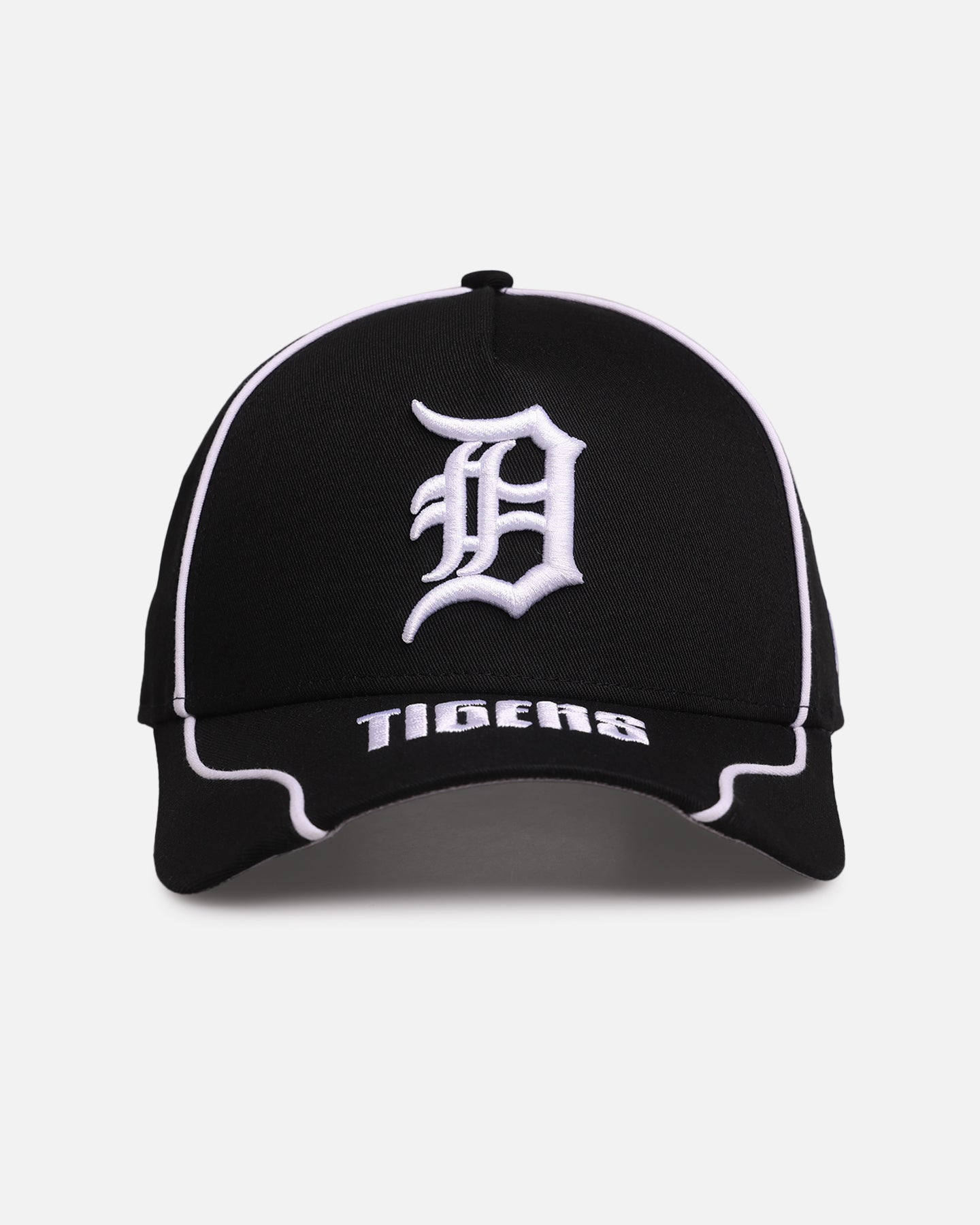 New Era Detroit Tigers 'Piping' 9FORTY A-Frame Snapback Black/White