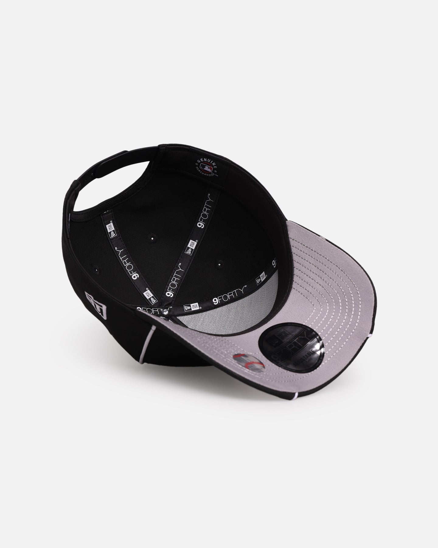 New Era Los Angeles Dodgers 'Piping' 9FORTY A-Frame Snapback Black/White