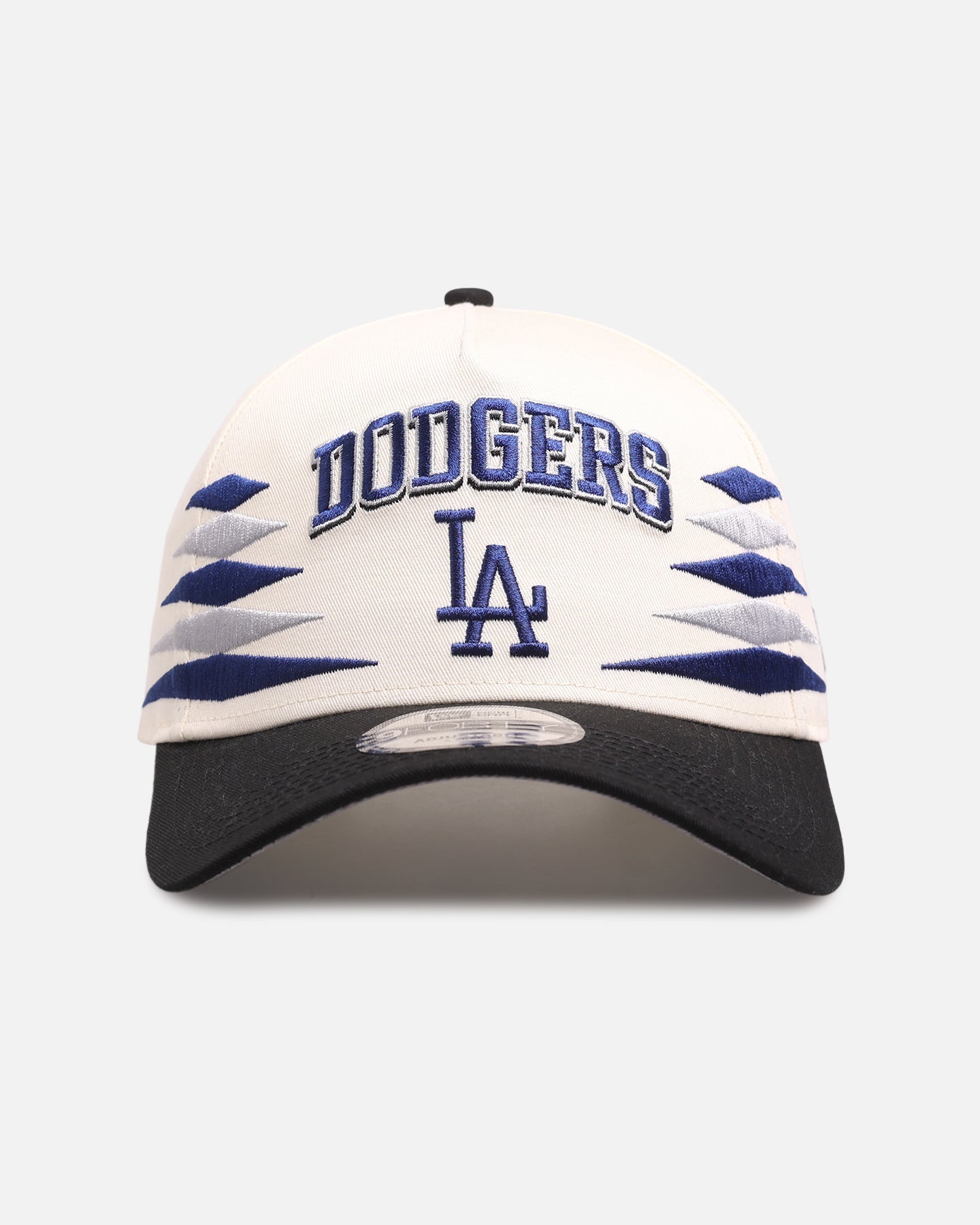 New Era Los Angeles Dodgers 'Regency Crown' 9FORTY A-Frame Snapback Chrome White/Black