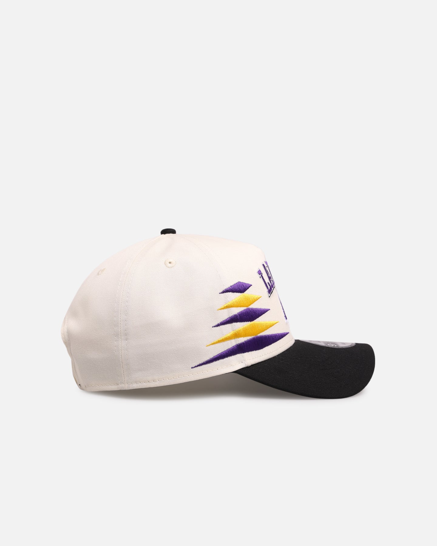 New Era Los Angeles Lakers 'Regency Crown' 9FORTY A-Frame Snapback Chrome White/Black