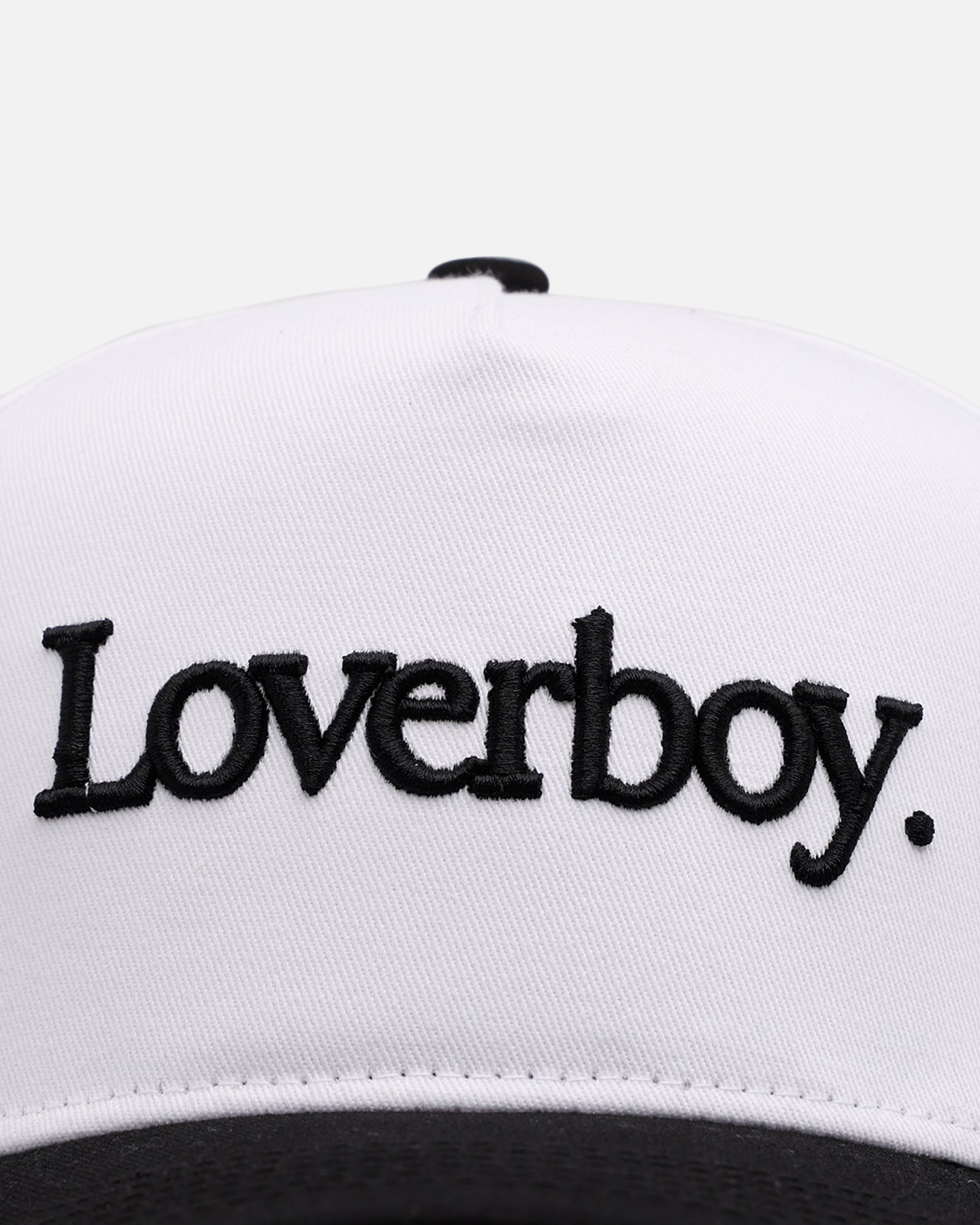 Aug11 Loverboy Snapback White/Black