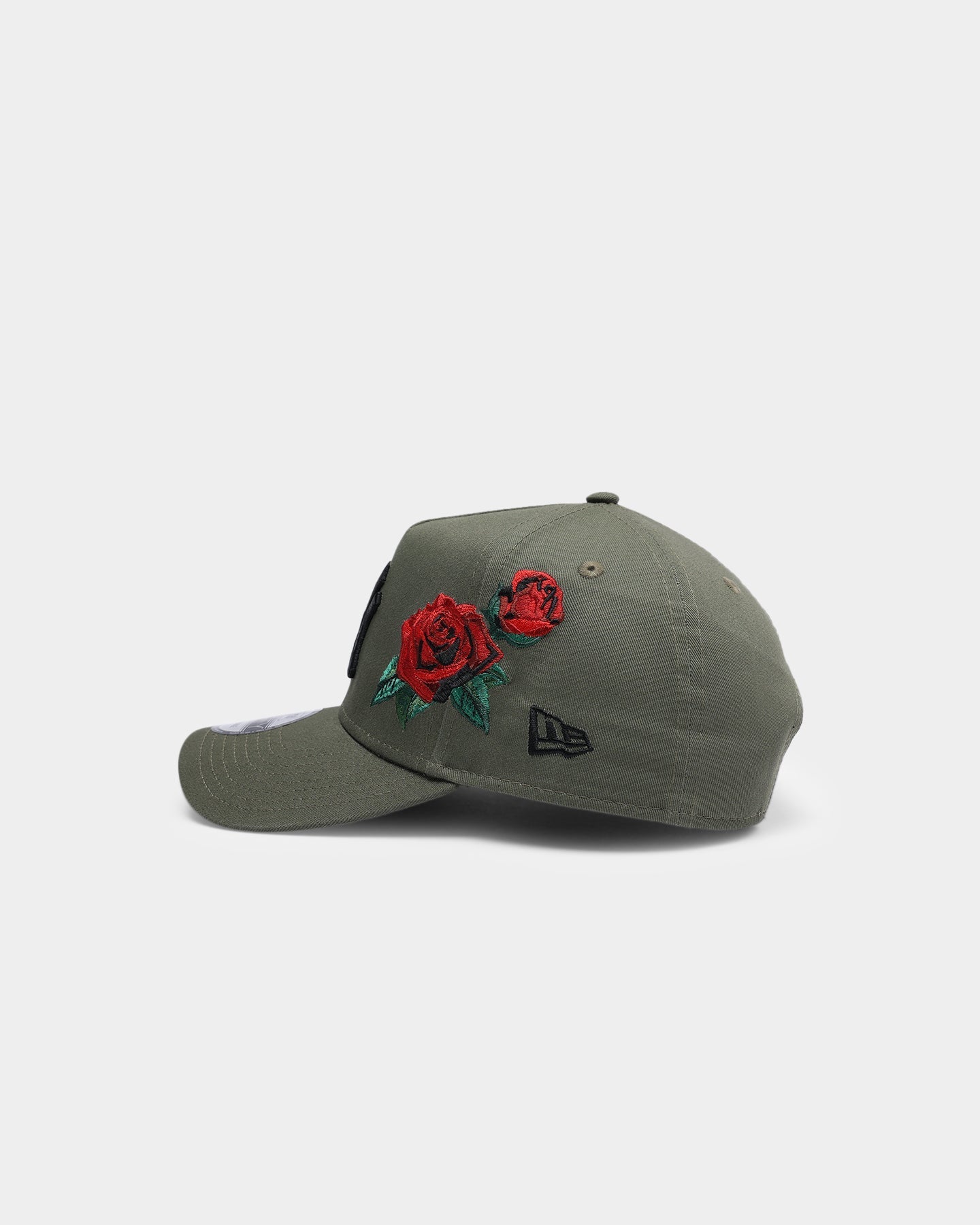 New Era New York Yankees Rose Hit 9FORTY A-Frame Snapback Olive/Black