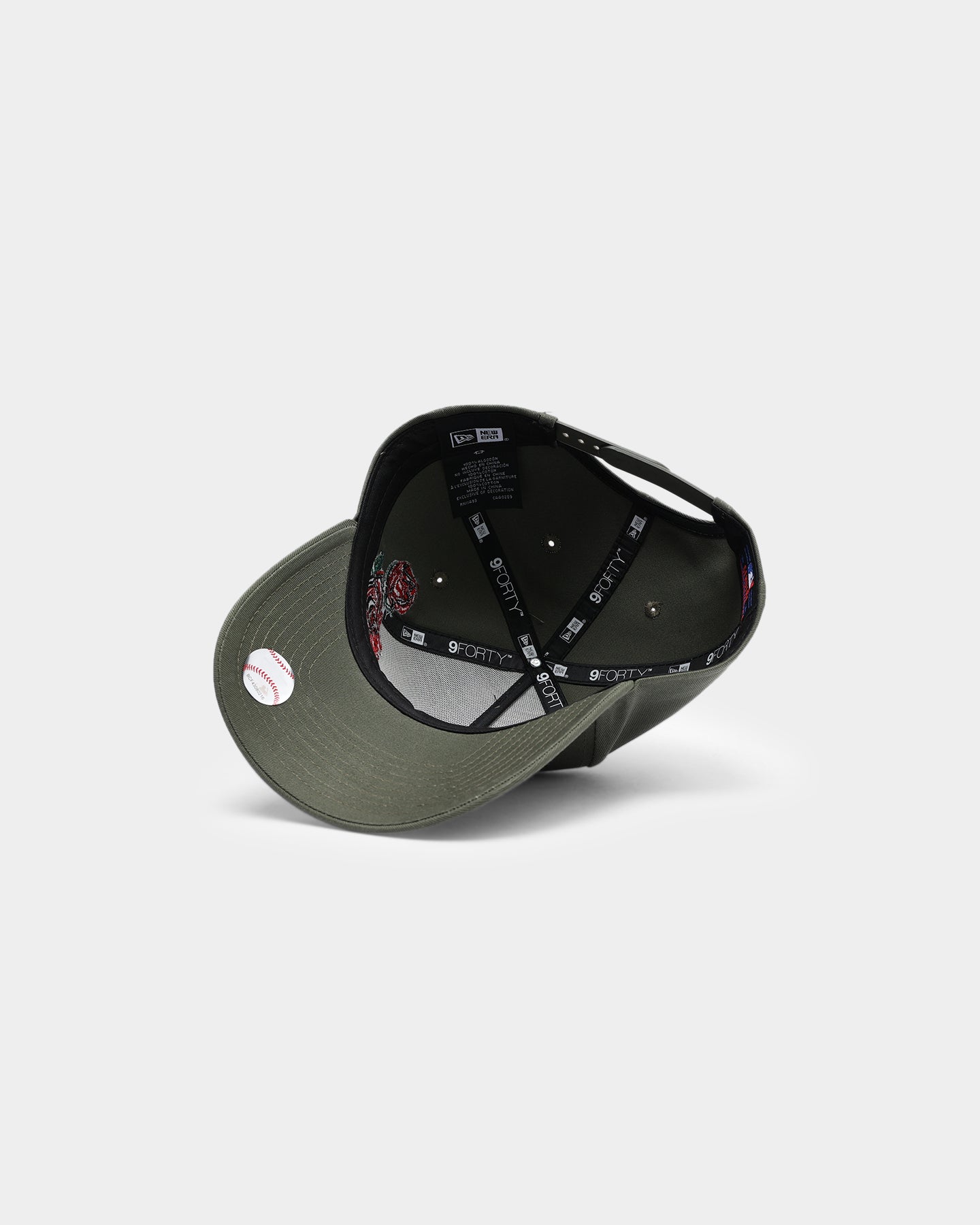New Era New York Yankees Rose Hit 9FORTY A-Frame Snapback Olive/Black