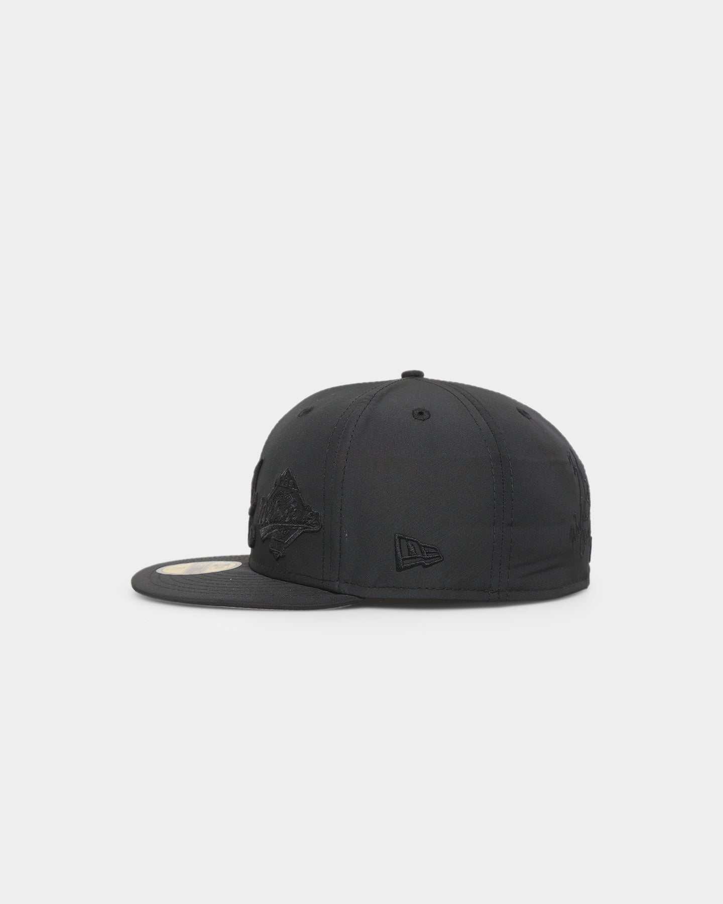 New Era Atlanta Braves 'Triple Black Multi Logo Prolight' World Series 59FIFTY Fitted Black/Black