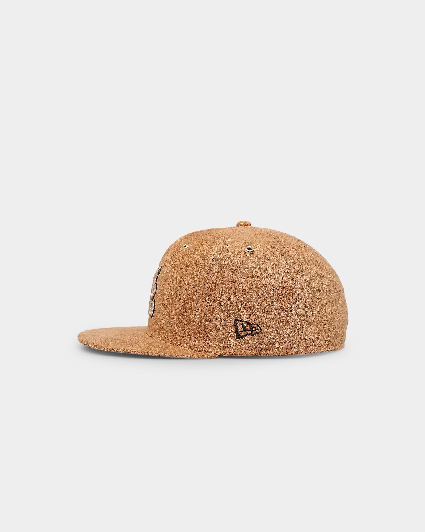 New Era Atlanta Braves 'Wheat/Brown/Gold' Suede 59FIFTY Fitted Wheat