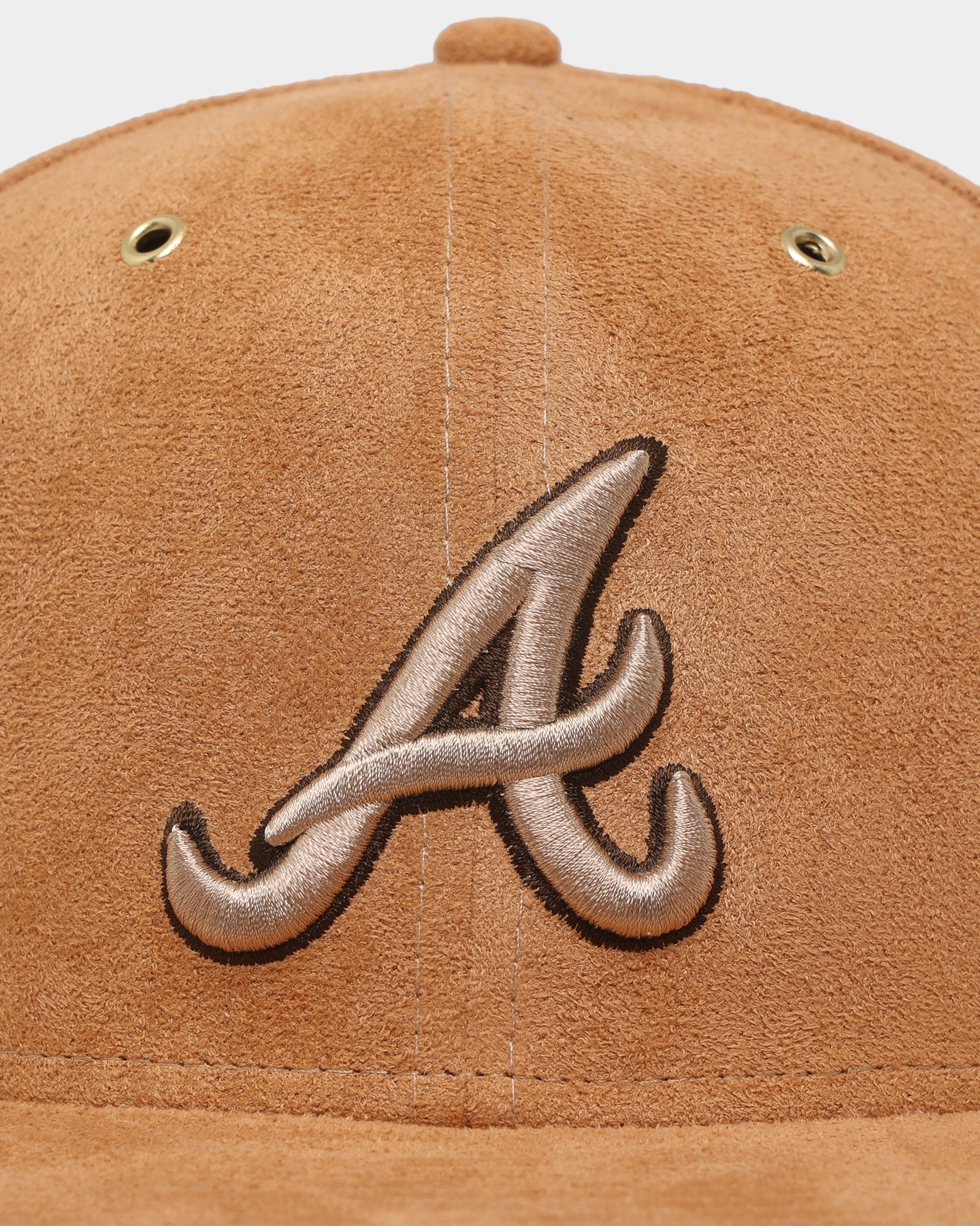 New Era Atlanta Braves 'Wheat/Brown/Gold' Suede 59FIFTY Fitted Wheat