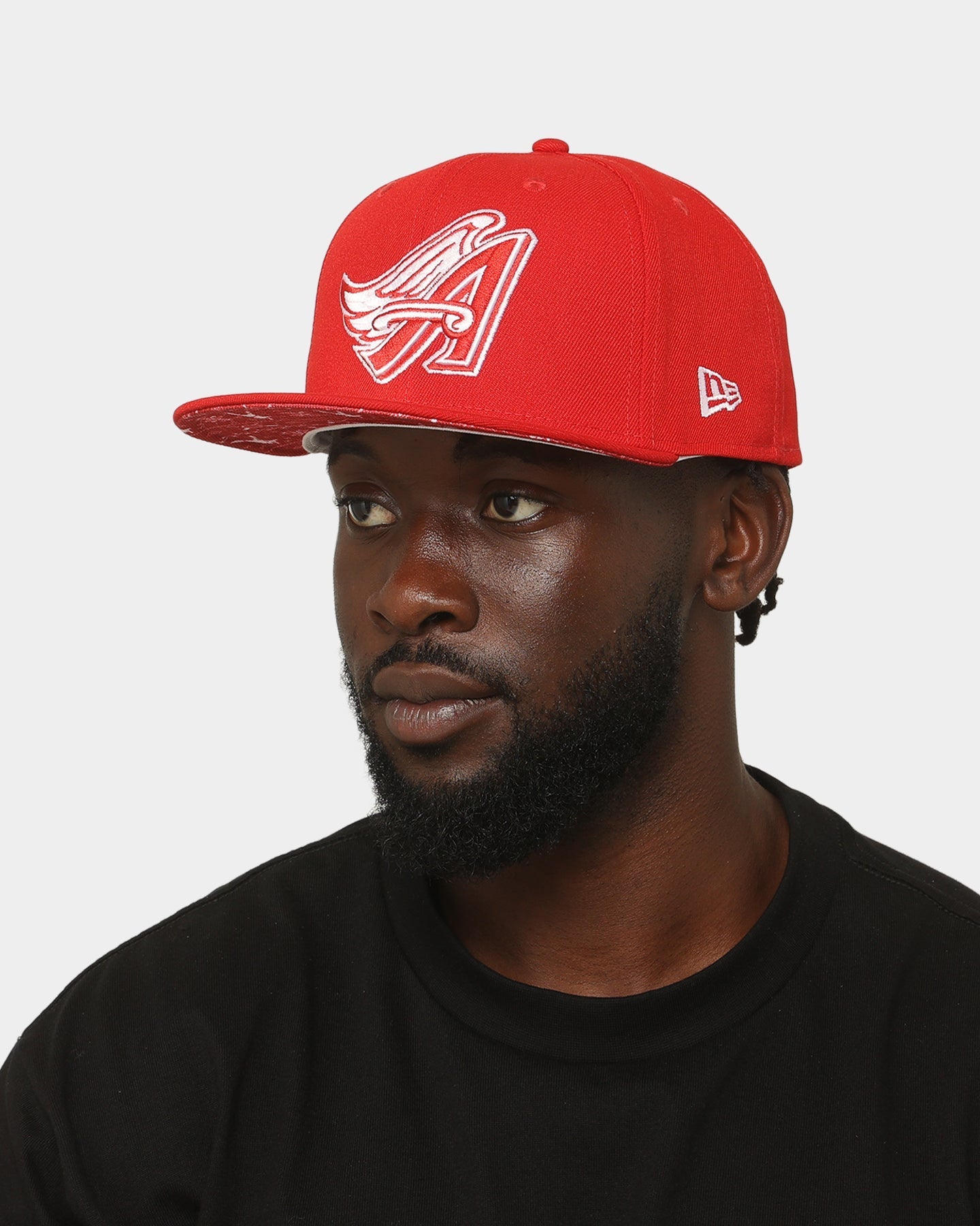 New Era Anaheim Angels 'Fairisle' 59FIFTY Fitted Red/White