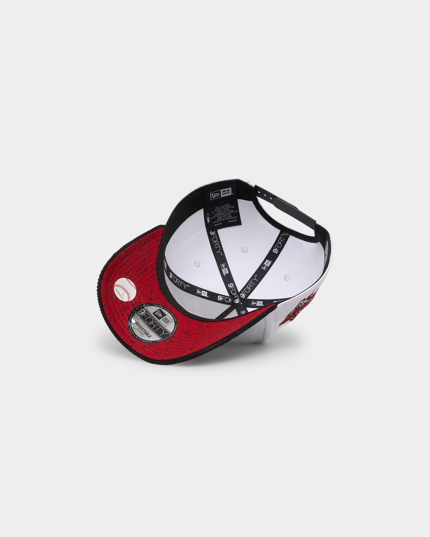 New Era New York Yankees 'Fire Red' 9FORTY A-Frame Snapback White/Black