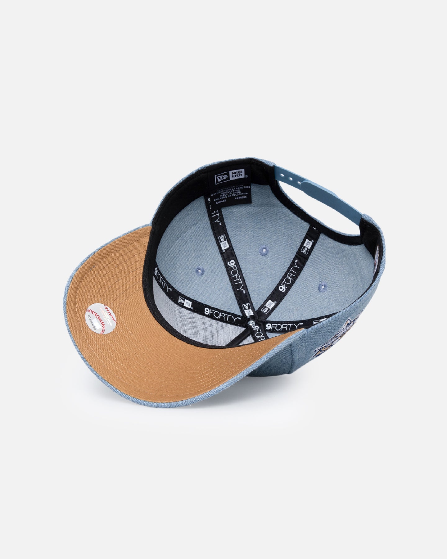 New Era New York Yankees 'Denim White' 9FORTY A-Frame Snapback Denim/Wheat/White