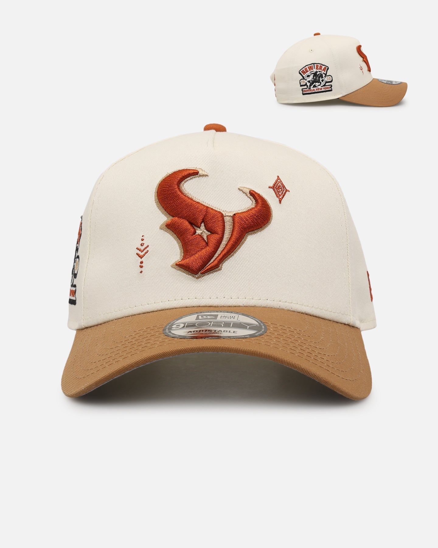 New Era Houston Texans 'Sunset Trails' 9FORTY A-Frame Snapback Rust