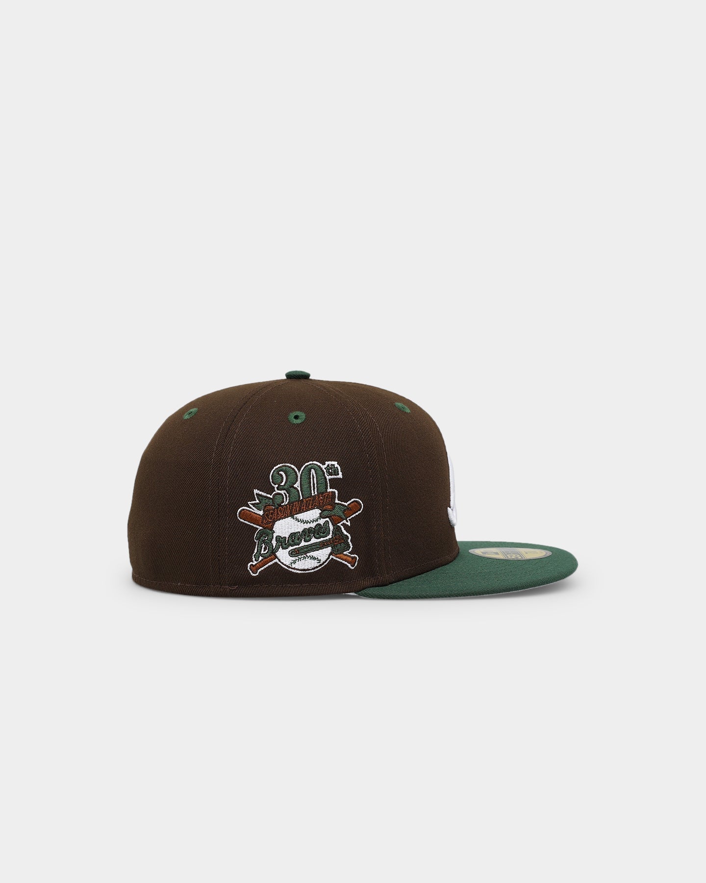 New Era Atlanta Braves 'Beef & Broccoli' 59FIFTY Fitted Dark Brown