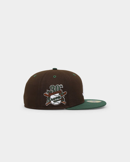 New Era Atlanta Braves 'Beef & Broccoli' 59FIFTY Fitted Dark Brown