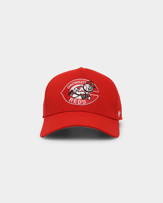 47 Brand Cincinnati Reds Cooperstown Retro Logo 47 MVP DT Snapback Red