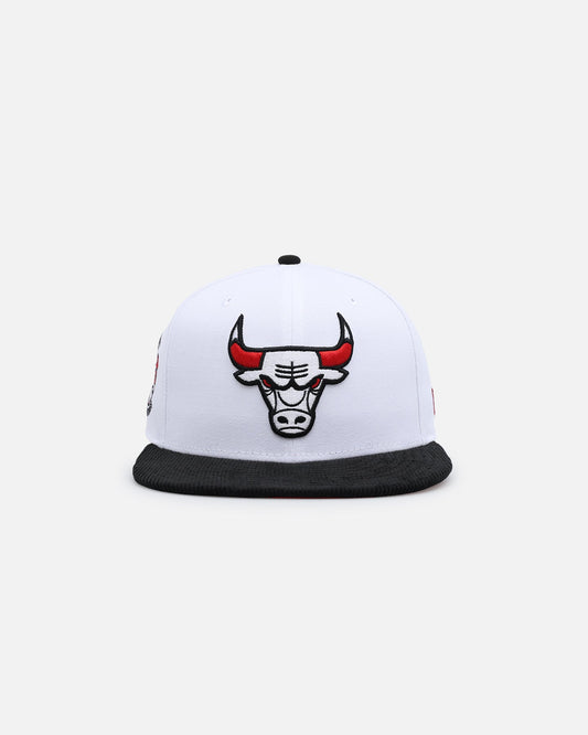 New Era Chicago Bulls 'Fire Red' 59FIFTY Fitted White/Black