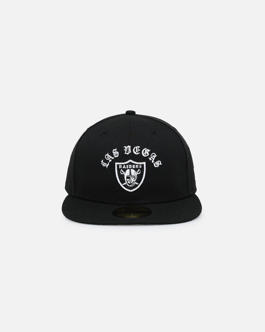 New Era Las Vegas Raiders 'Gothic Arch' 59FIFTY Fitted Black/White