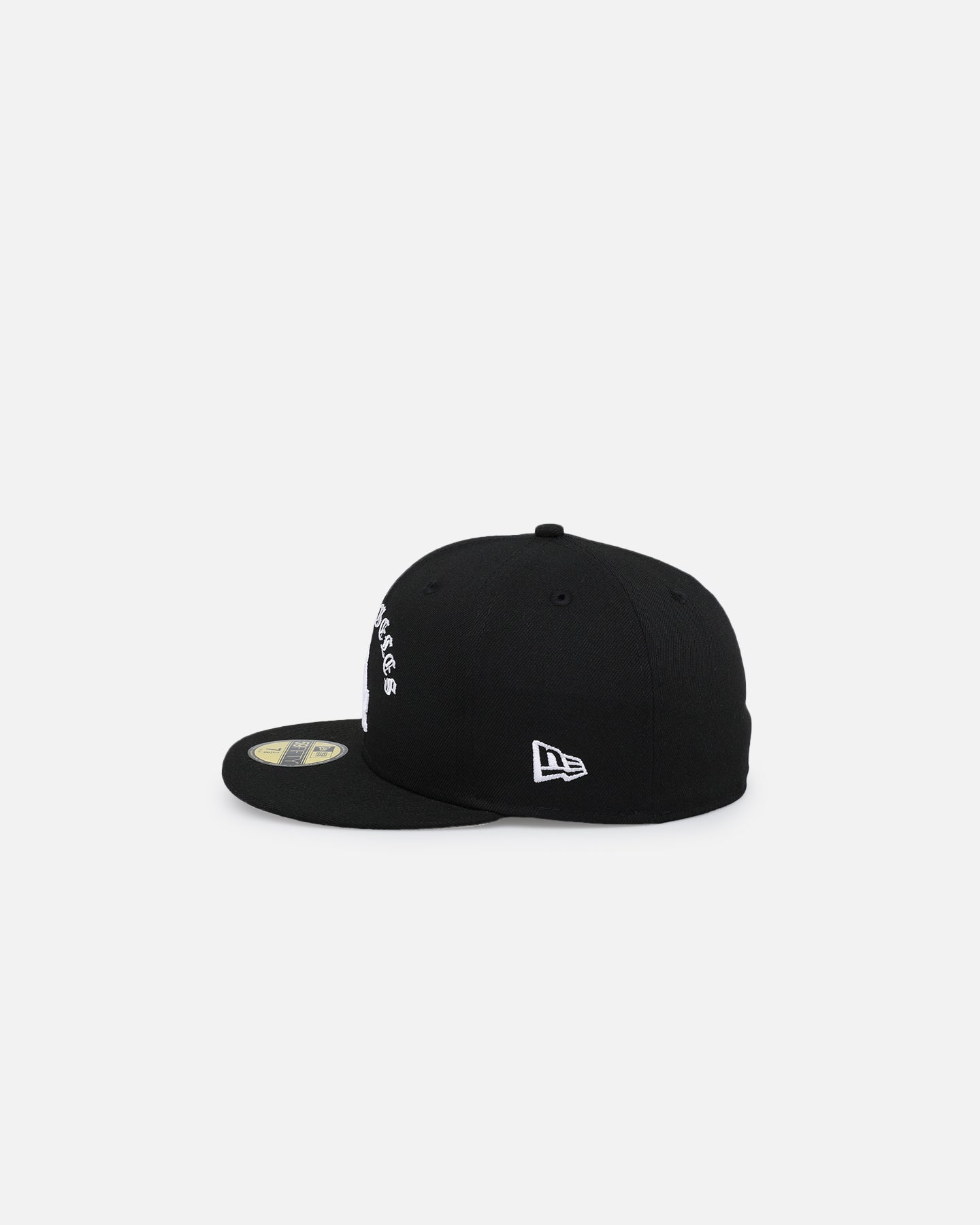 New Era New York Yankees 'Gothic Arch' 59FIFTY Fitted Black/White