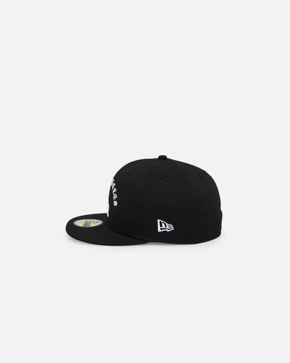 New Era New York Yankees 'Gothic Arch' 59FIFTY Fitted Black/White
