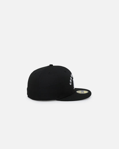 New Era New York Yankees 'Gothic Arch' 59FIFTY Fitted Black/White