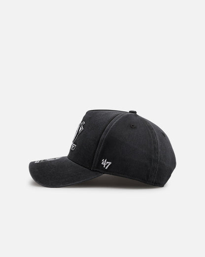 47 Brand Anaheim Ducks 'Washed Black' Offside DT Snapback Washed Black