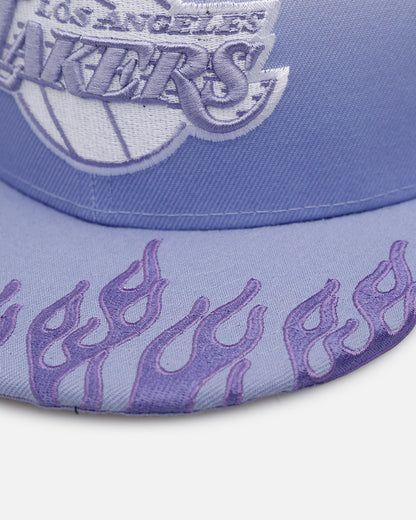 New Era Los Angeles Lakers 'Sundye Flames' 59FIFTY Fitted Lavender